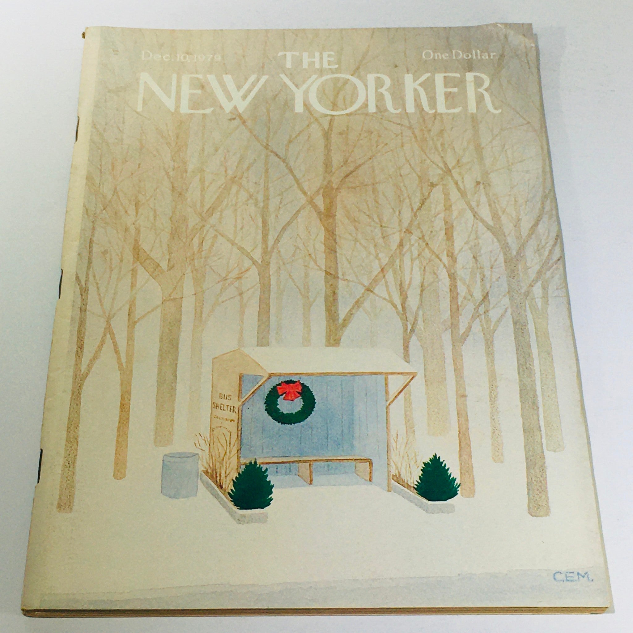 The New Yorker: December 10 1979 Full Magazine/Theme Cover Charles E. Martin