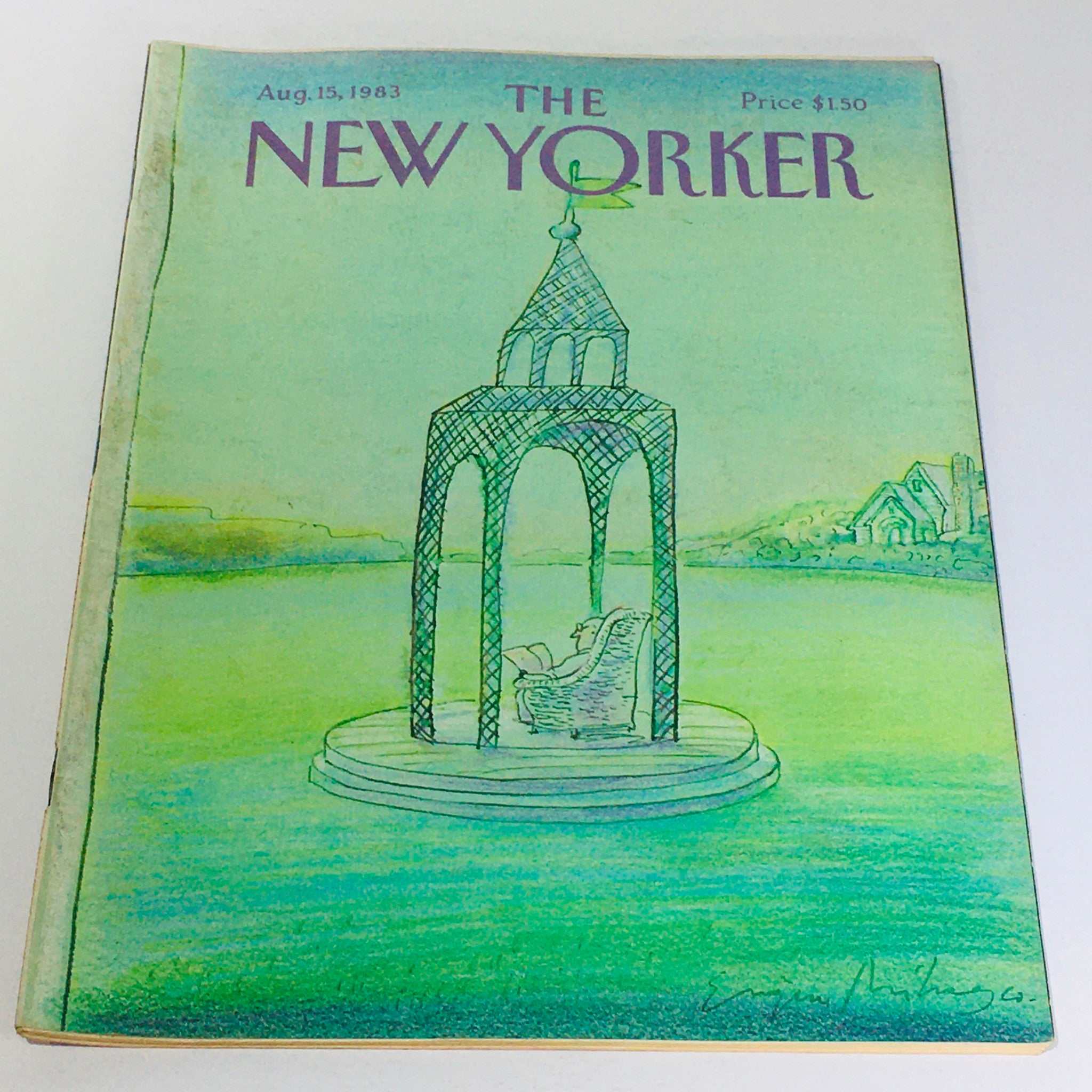 The New Yorker: August 15 1983 - Full Magazine/Theme Cover Eugene Mihaesco