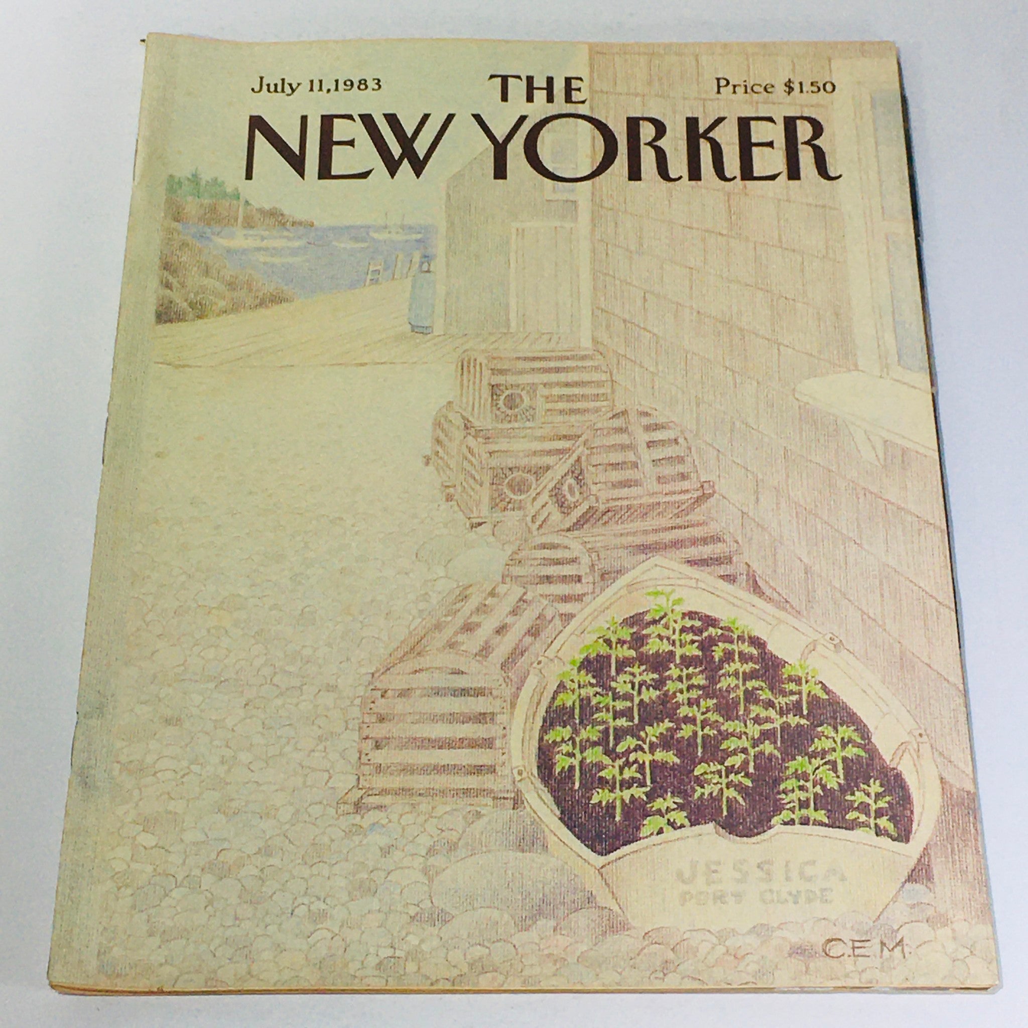 The New Yorker: July 11 1983 - Full Magazine/Theme Cover Charles E. Martin