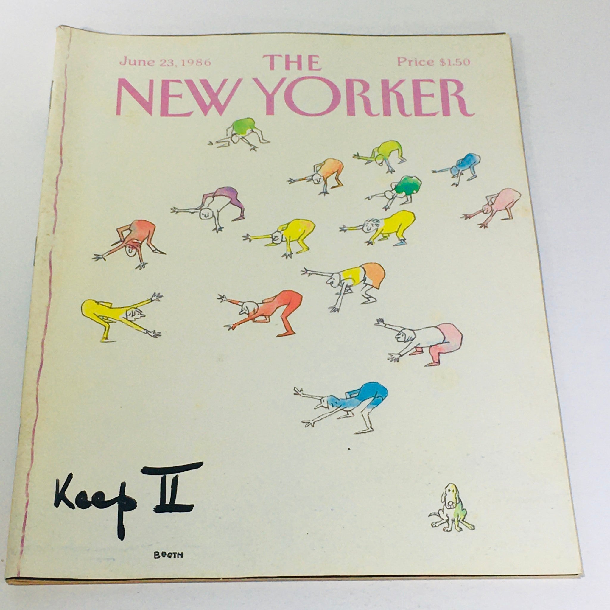 The New Yorker: June 23 1986 - Full Magazine/Theme Cover George Booth