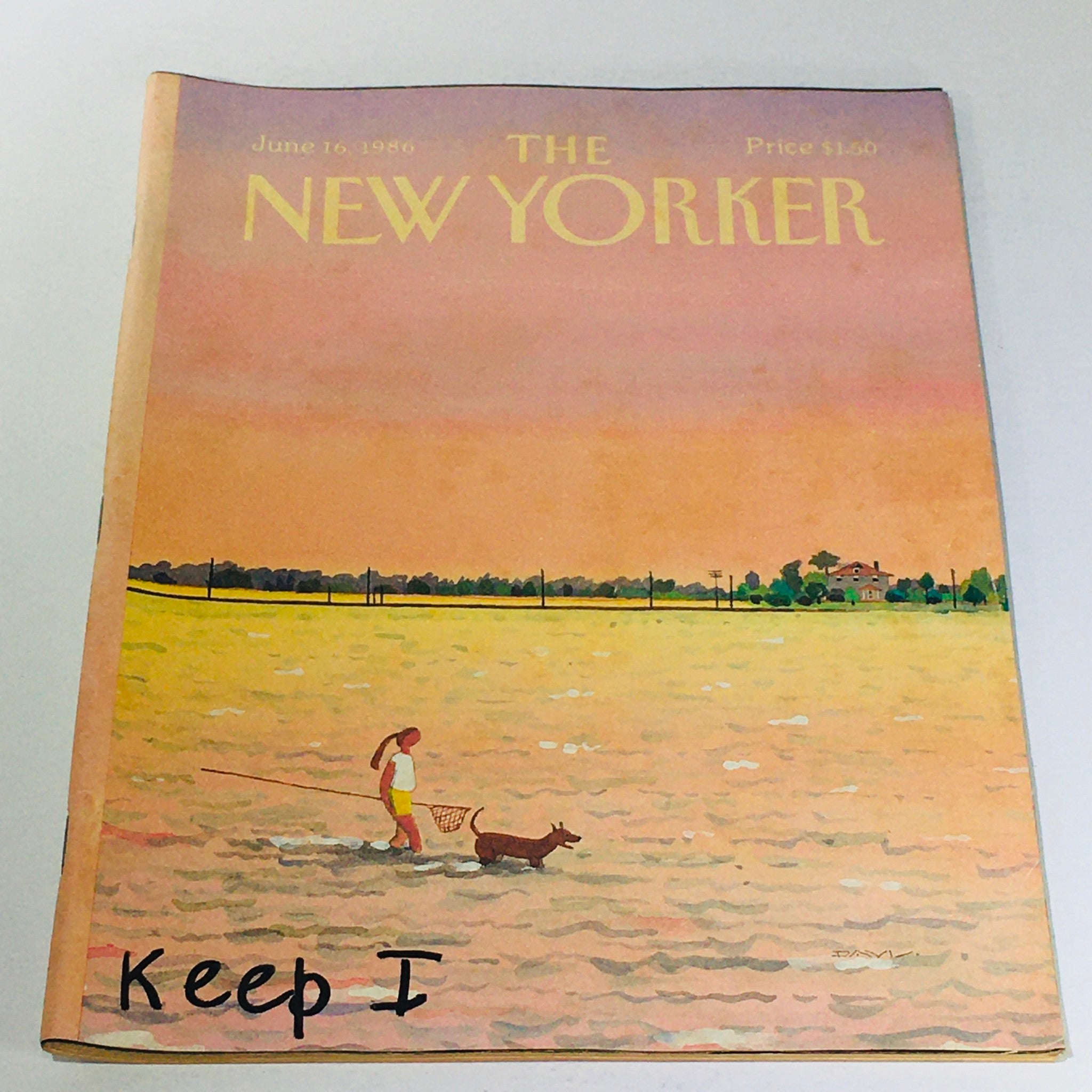 The New Yorker: June 16 1986 - Full Magazine/Theme Cover Susan Davis