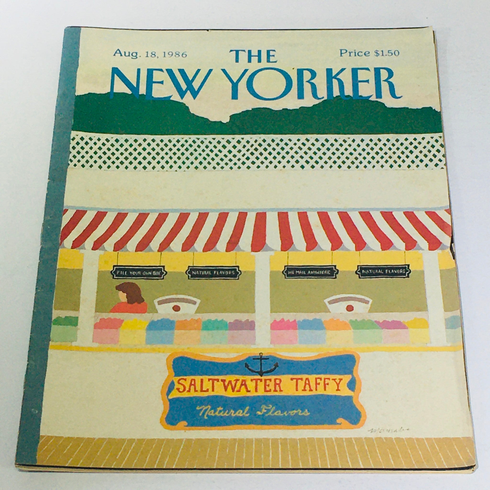 The New Yorker: August 18 1986 - Full Magazine/Theme Cover Donald Reilly