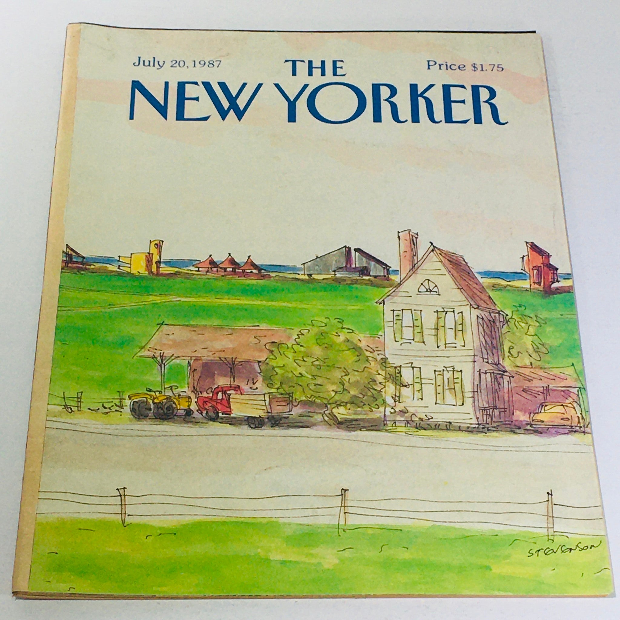 The New Yorker: July 20 1987 - Full Magazine/Theme Cover James Stevenson