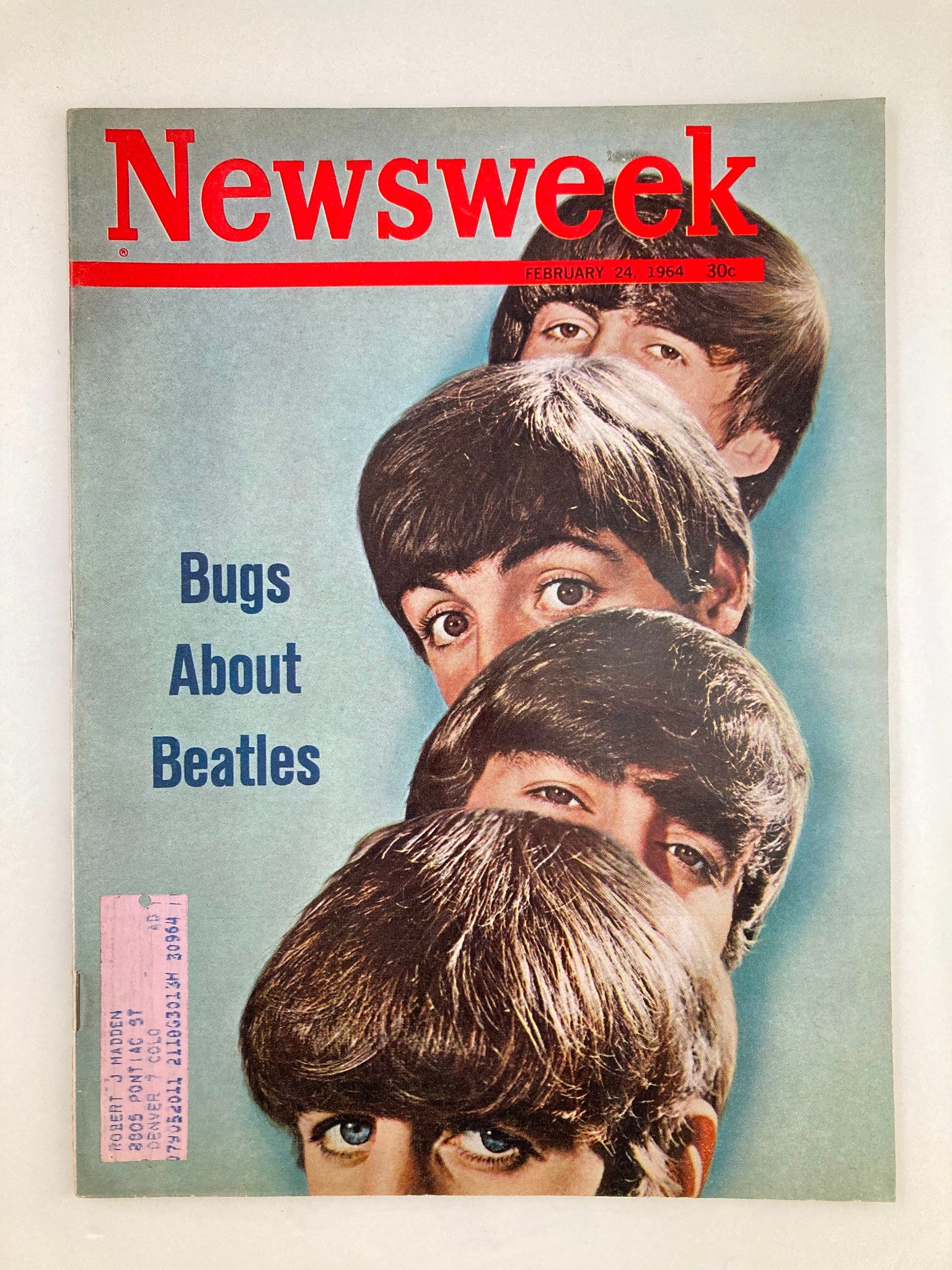 VTG Newsweek Magazine February 24 1964 Bugs About Beatles