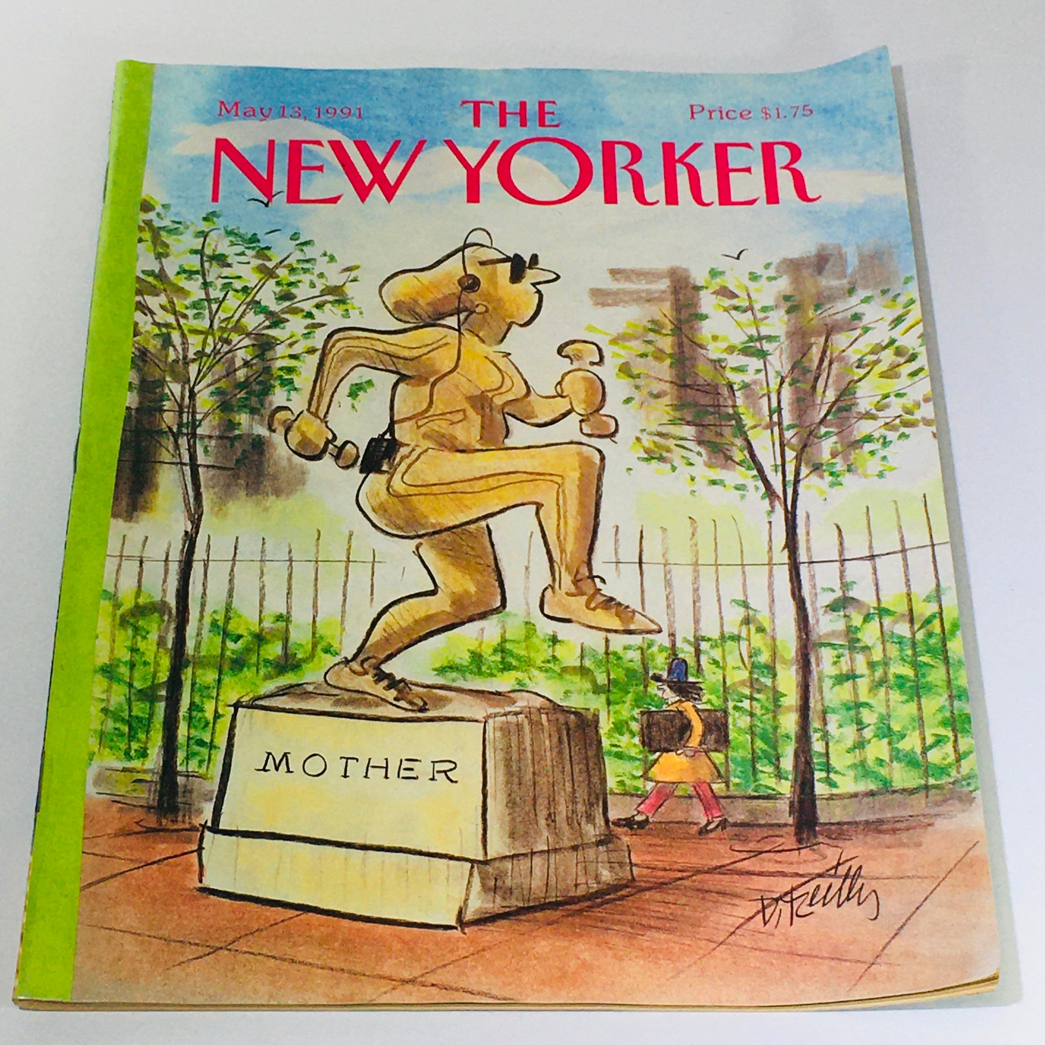 The New Yorker May 13 1991 The Statue Mother by Donald Reilly No Label