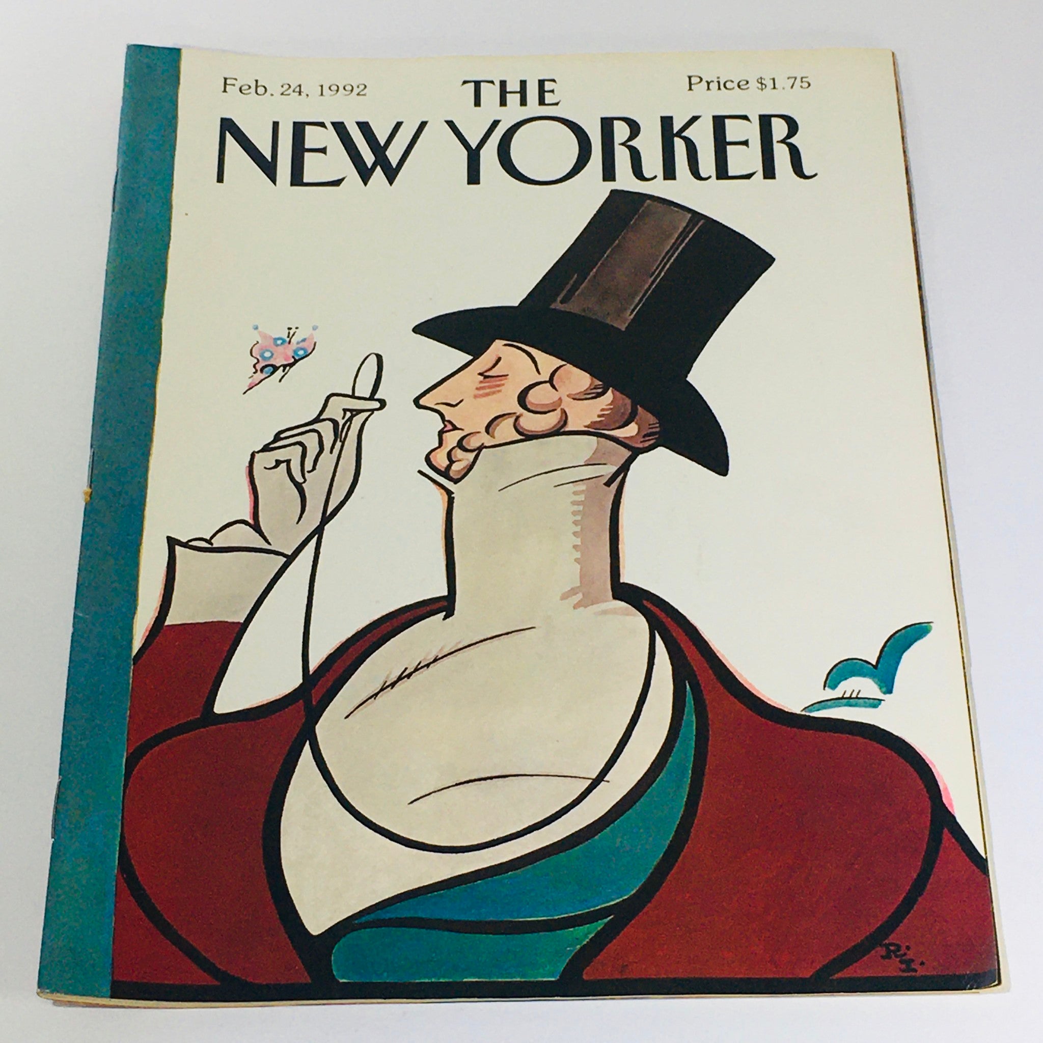 The New Yorker February 24 1992 Full Magazine Theme Cover by Arnie Levin