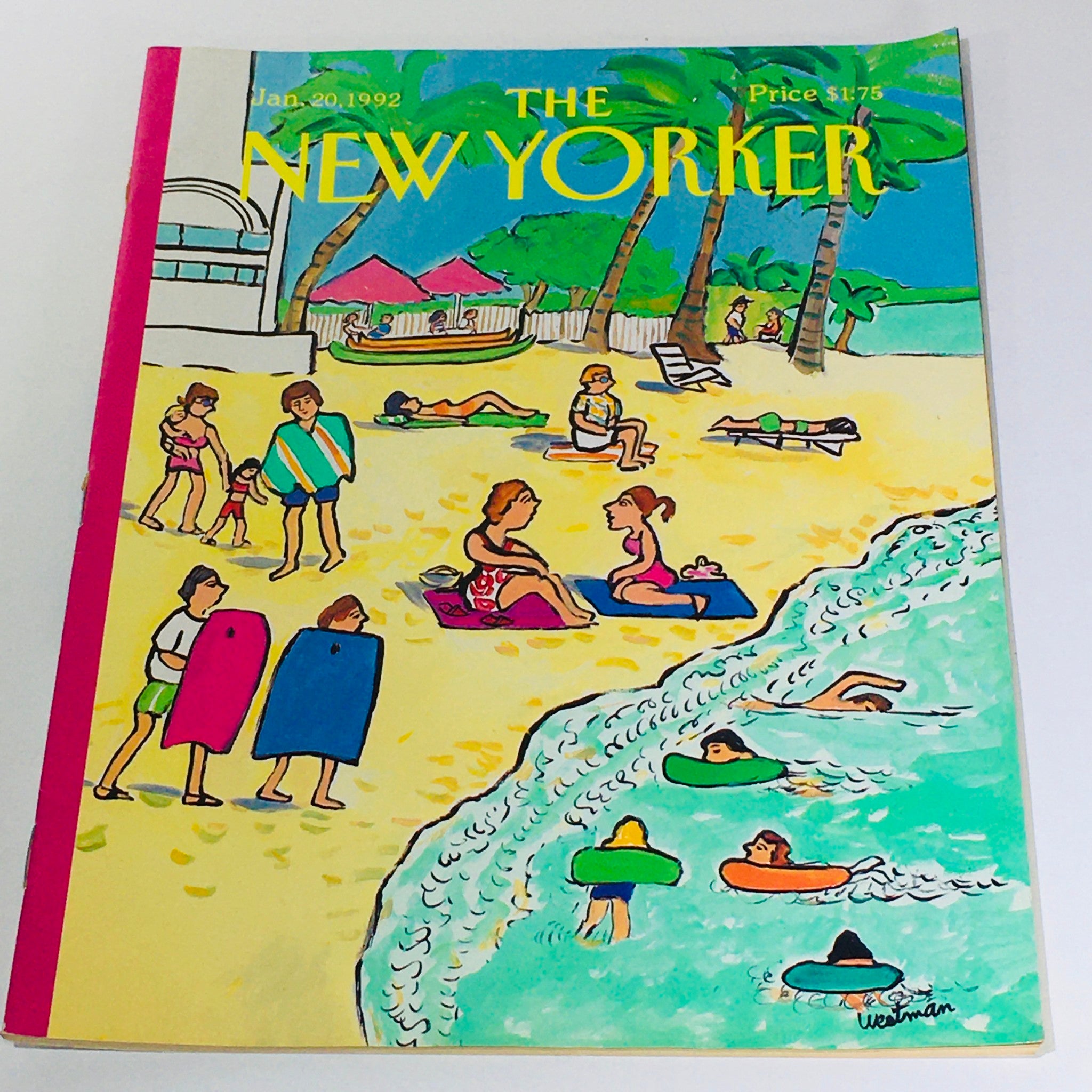 The New Yorker June 20 1992 Full Magazine Theme Cover by Barbara Westman