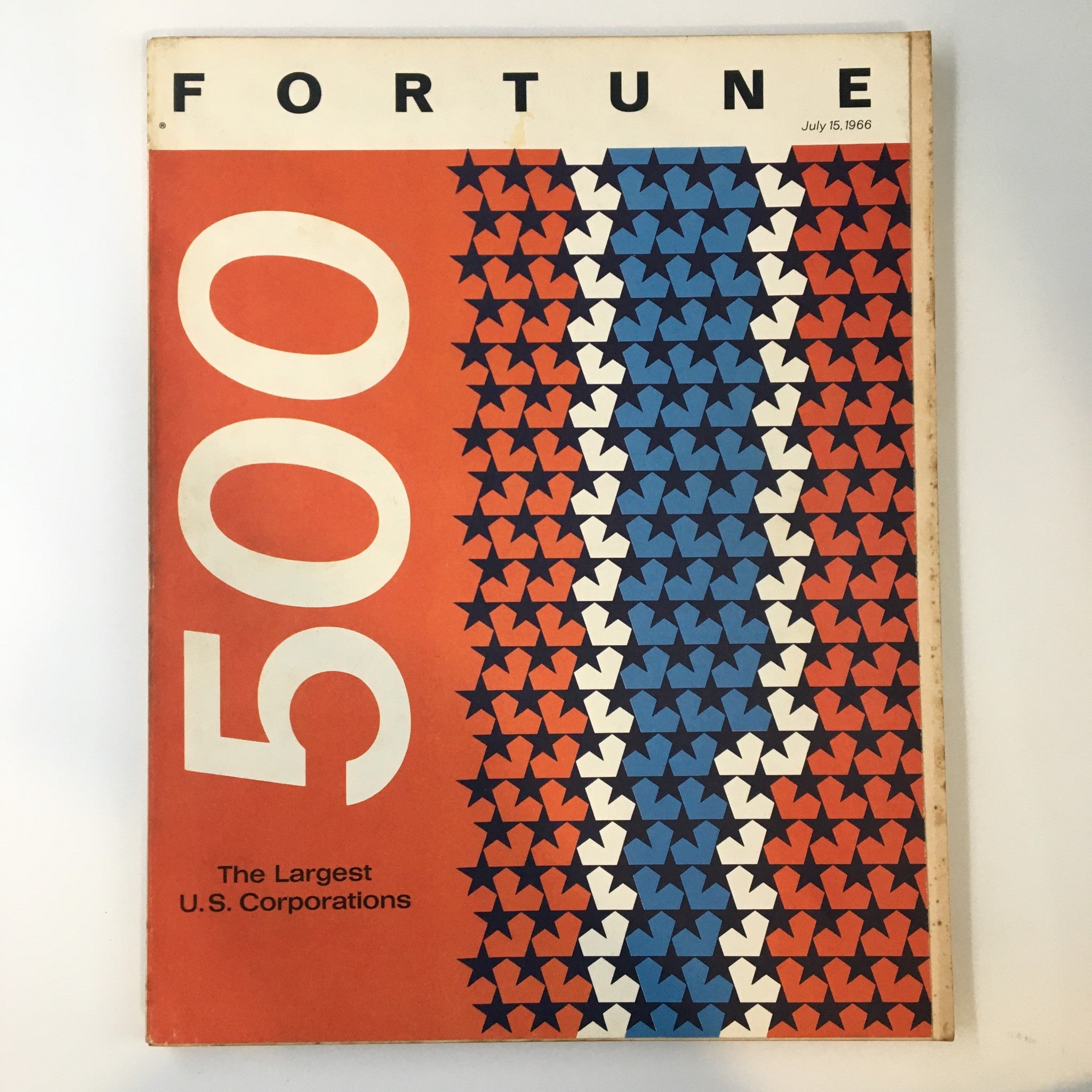 VTG Fortune Magazine July 15 1966 The 500 Largest U.S. Corporations No Label