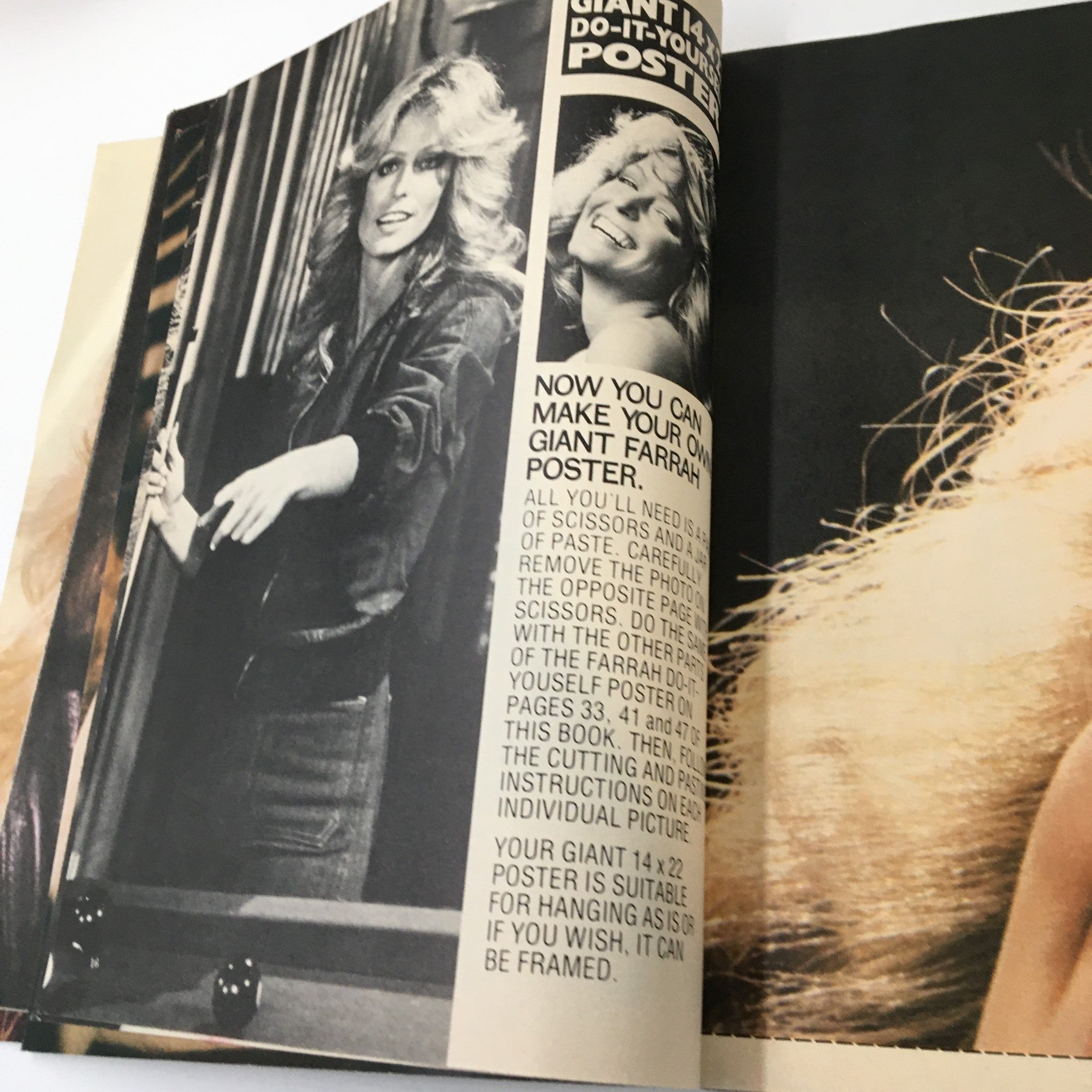 VTG TV Superstar Magazine October 1977 Farrah Fawcett Photo Album No Label