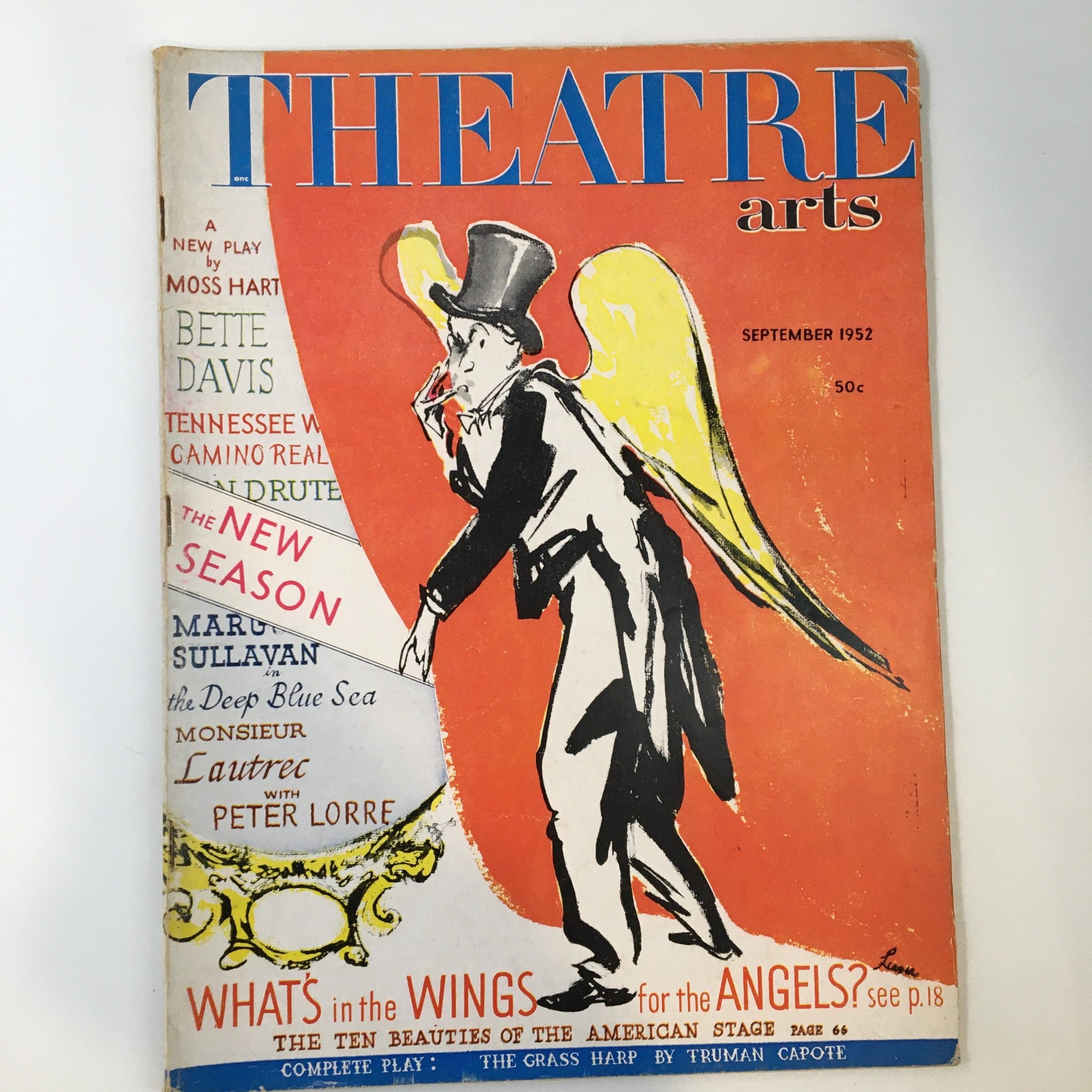 VTG Theatre Arts Magazine September 1952 Theatre on the Disc No Label