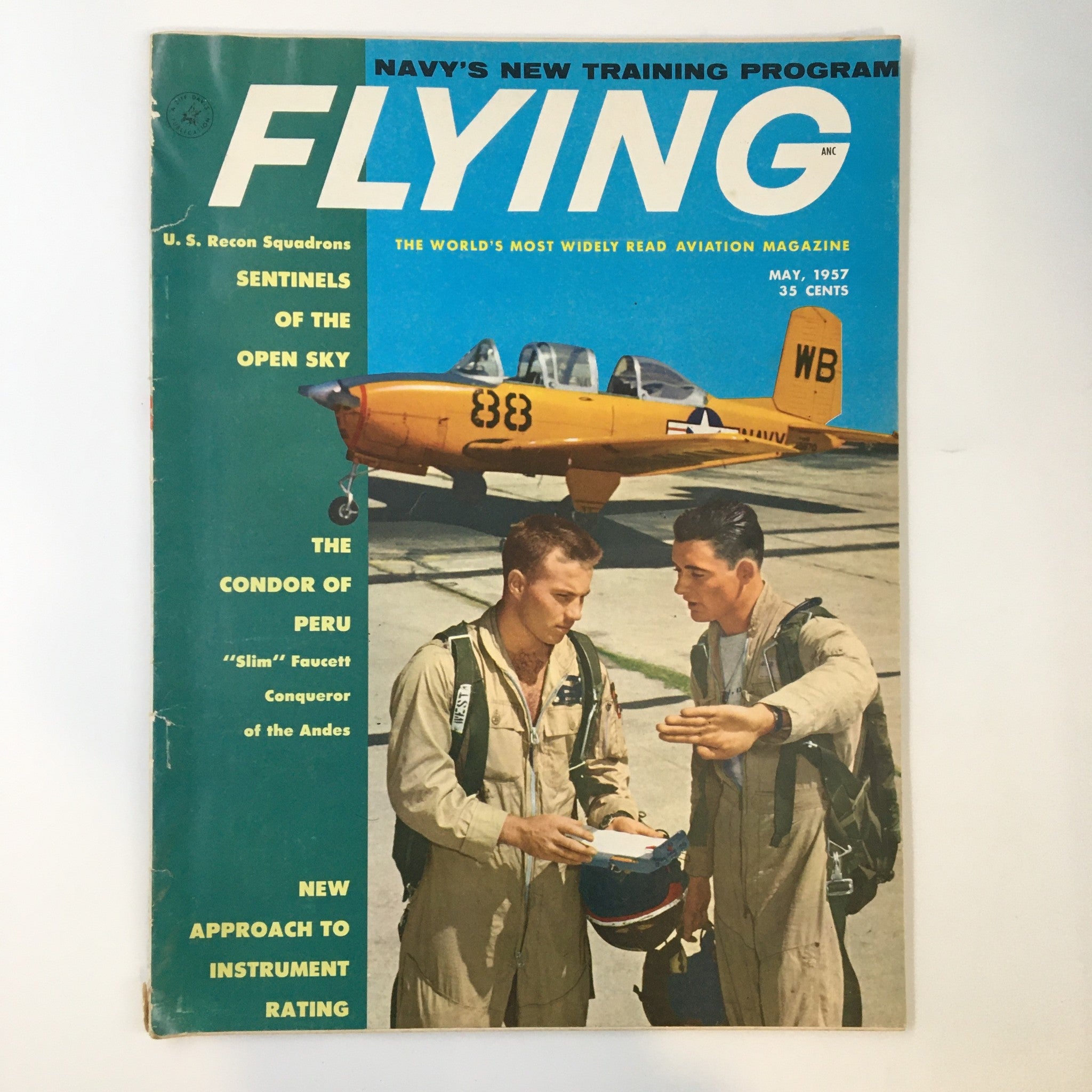 VTG Flying Aviation Magazine May 1957 Sentinels of the Open Sky No Label