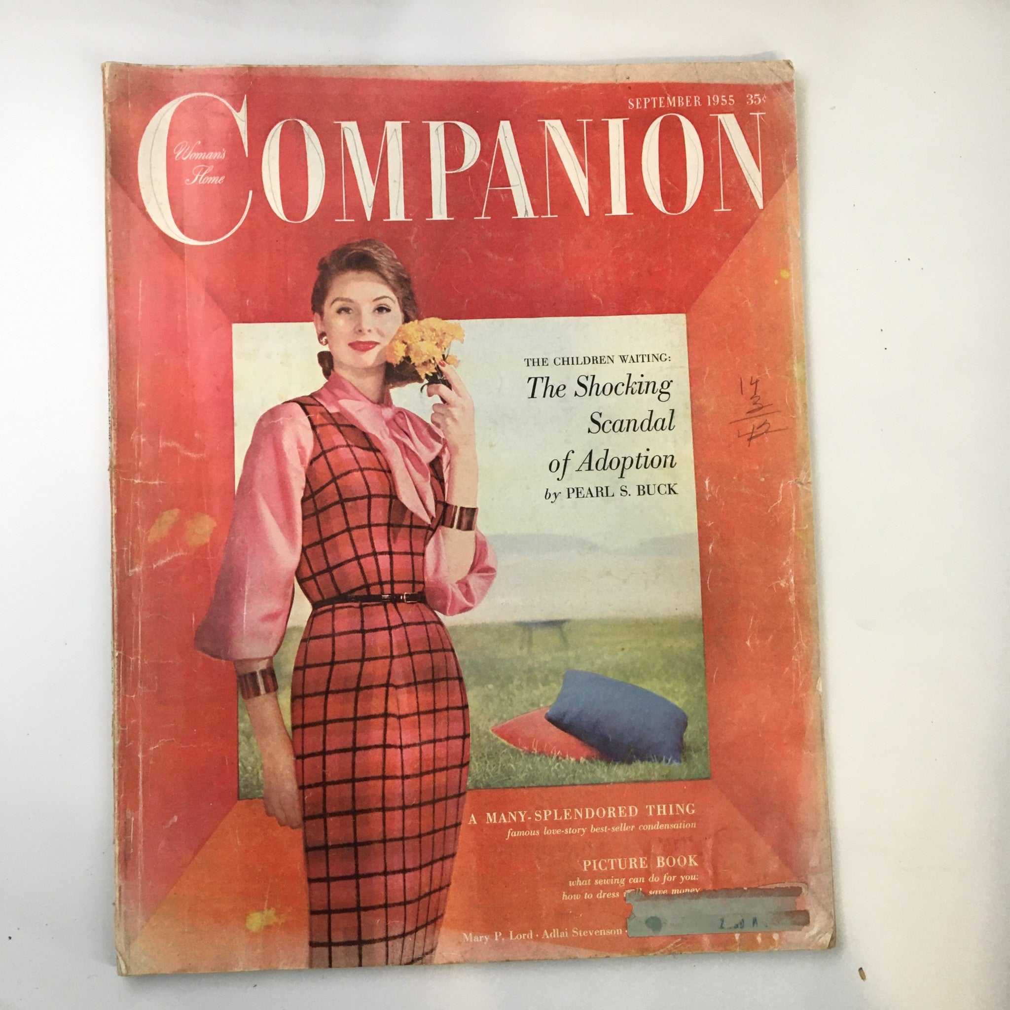 Women's Home Companion Magazine September 1955 The Shocking Scandal of Adaption