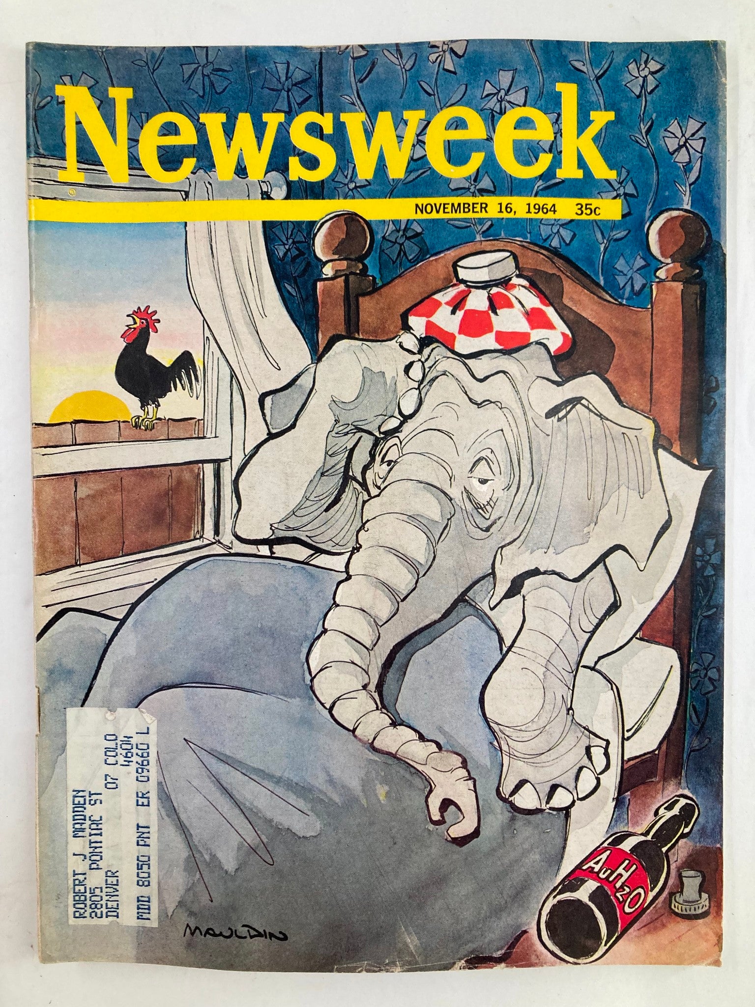 VTG Newsweek Magazine November 16 1964 The Future of The GOP AuHzO