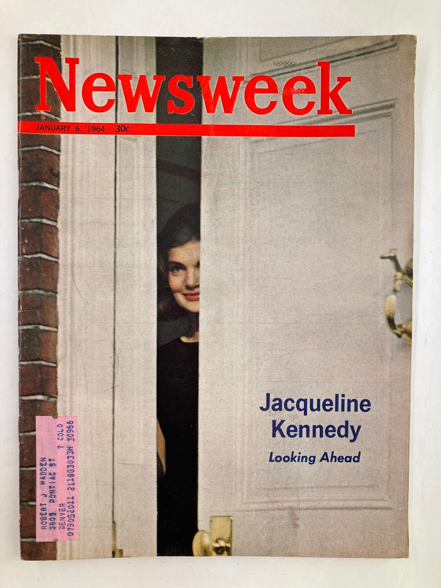 VTG Newsweek Magazine January 6 1964 Jacqueline Kennedy Looking Ahead