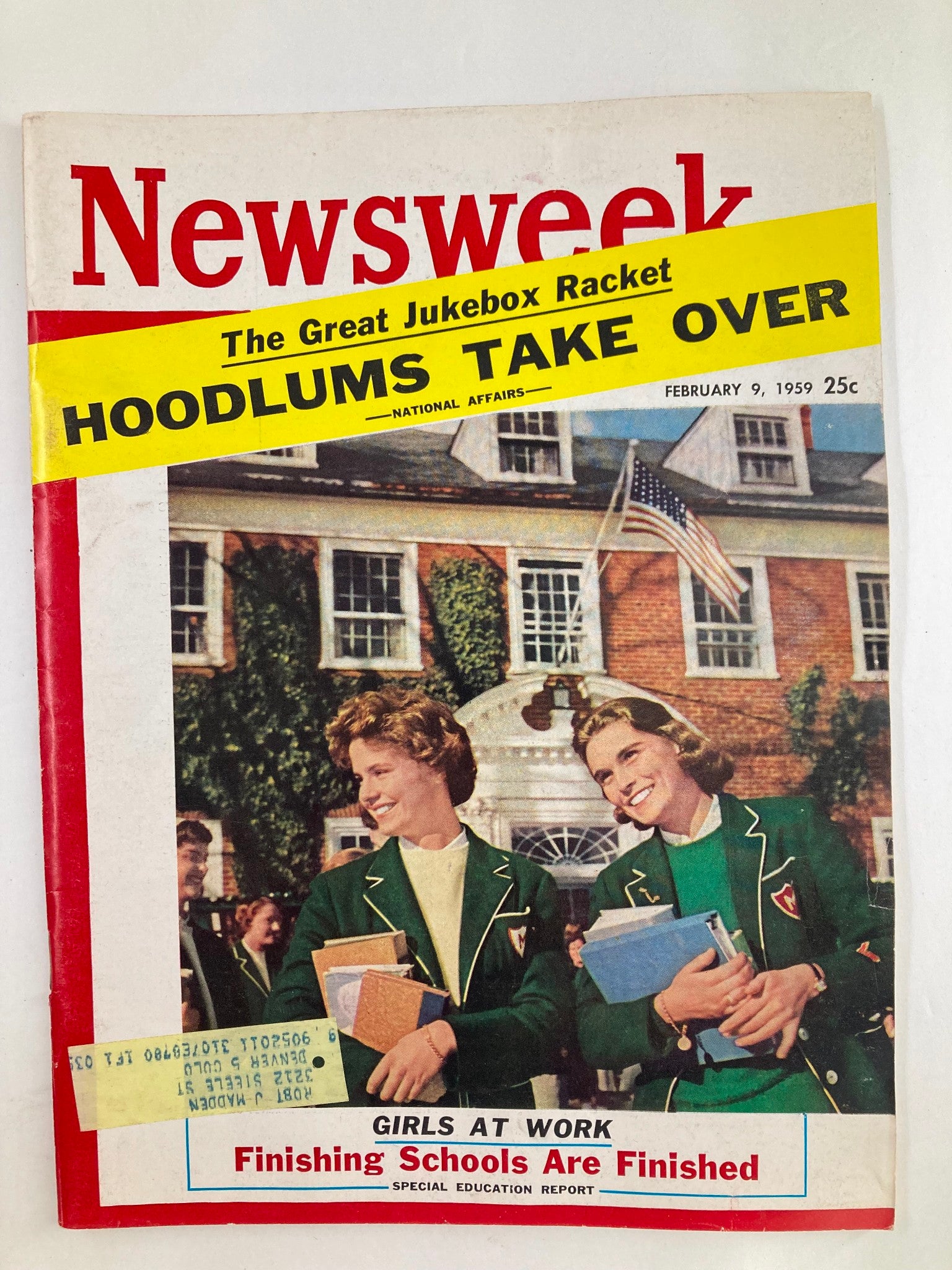 VTG Newsweek Magazine February 9 1959 Finishing Schools Are Finished