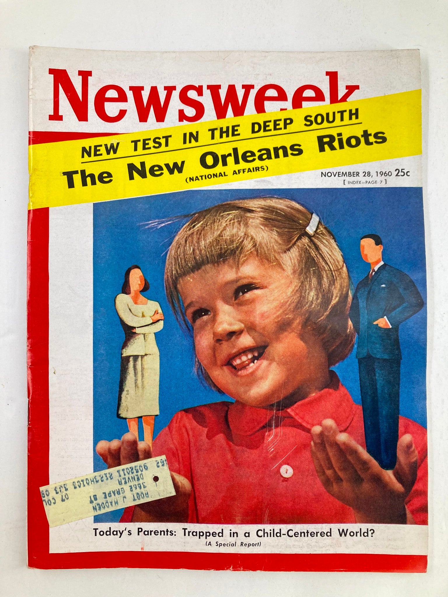 VTG Newsweek Magazine November 28 1960 Trapped in a Child-Centered World?