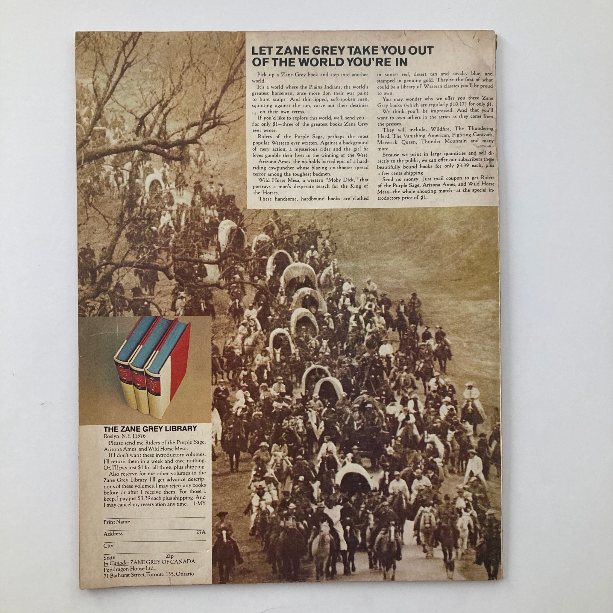 VTG True Frontier Magazine March 1971 Vol 4 No. 2 Lord of the Plains No Label