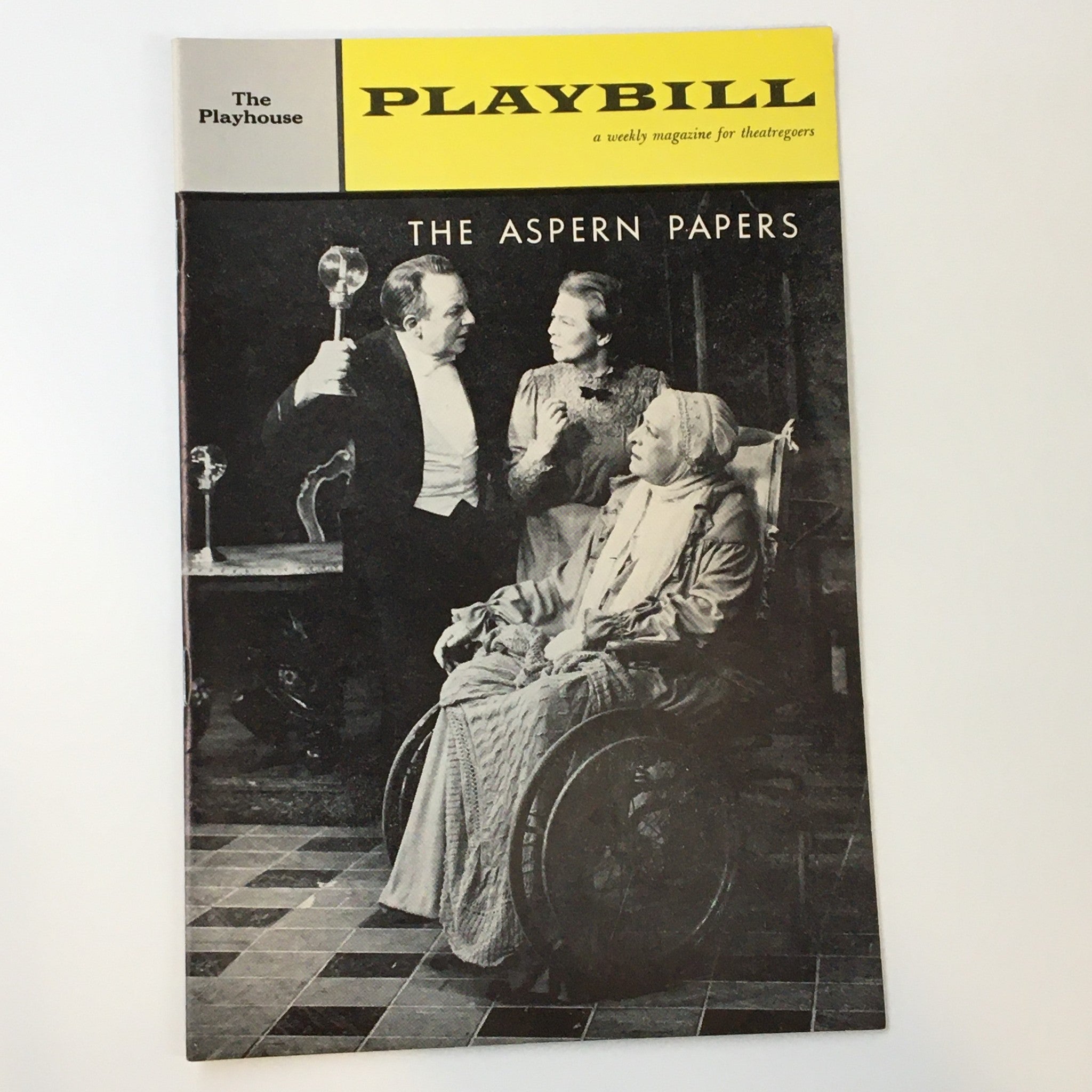 1962 Playbill The Playhouse Maurice Evans & Wendy Hiller in The Aspern Papers