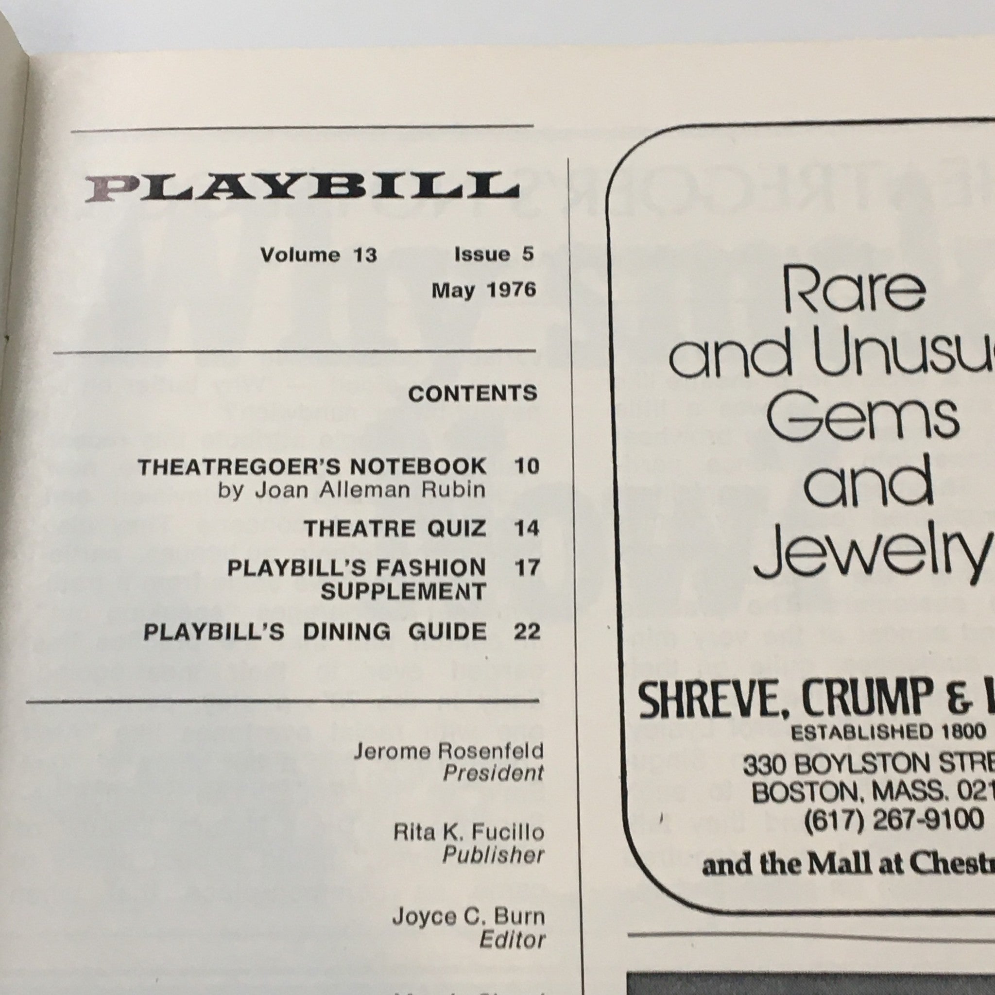 1976 Playbill The Colonial Theatre D'Oyle Carte in Gilbert & Sullivan