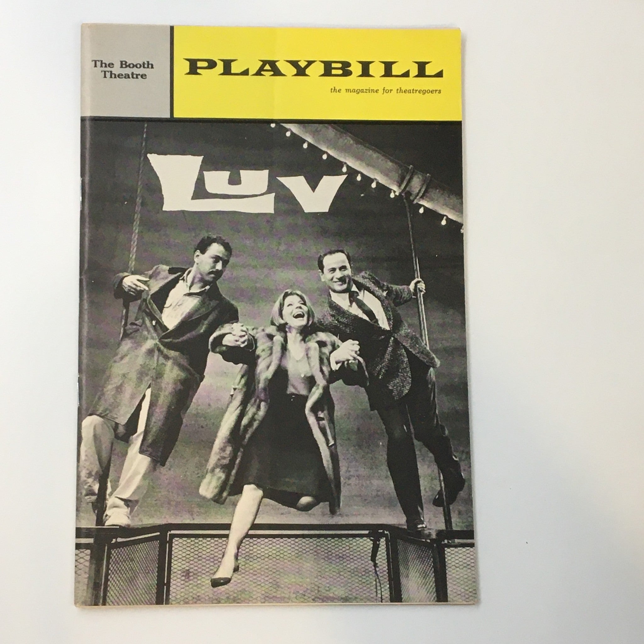 1965 Playbill The Booth Theatre Eli Wallach in Luv A Comedy by Murray Schisgal