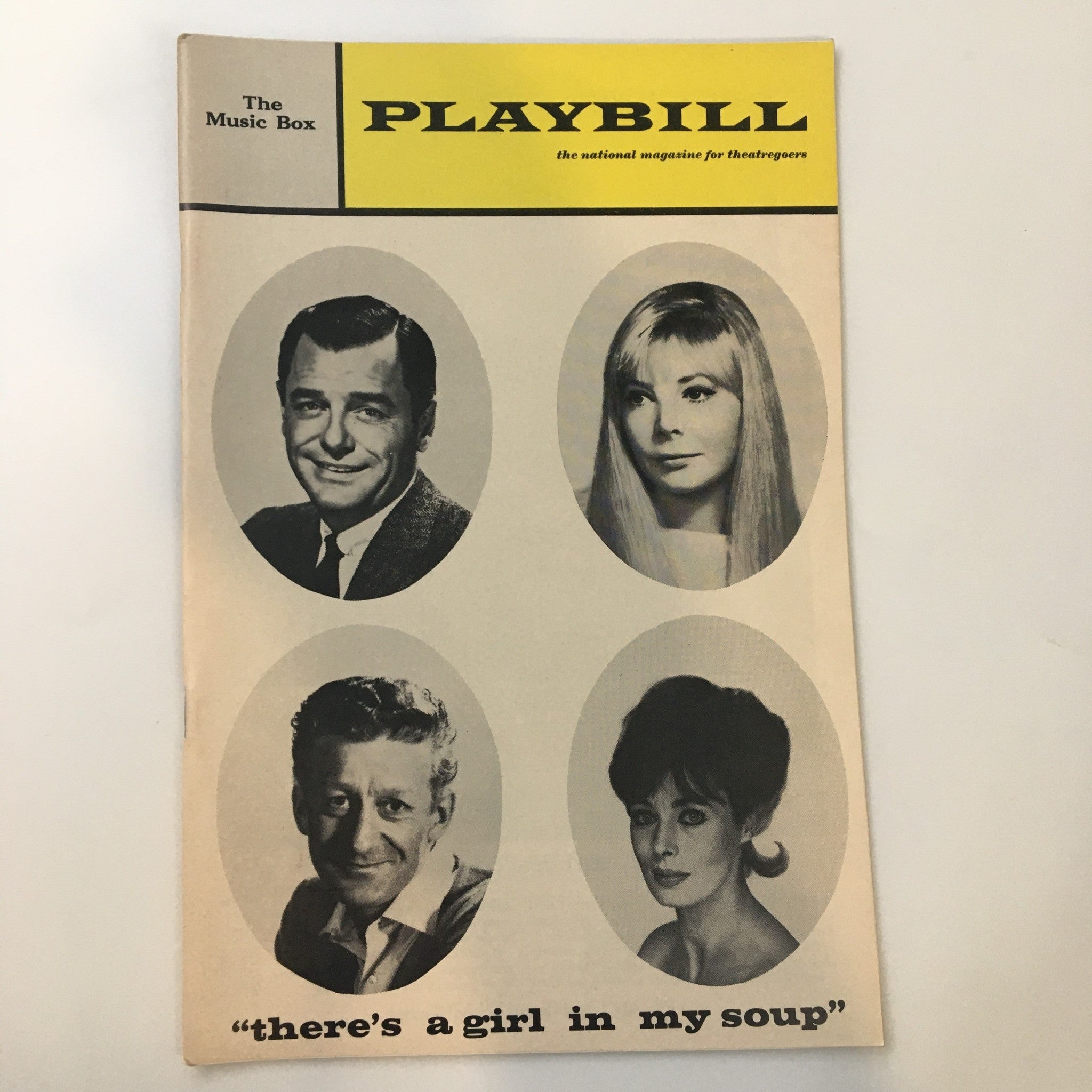 1968 Playbill The Music Box There's A Girl in My Soup by Robert Chetwyn