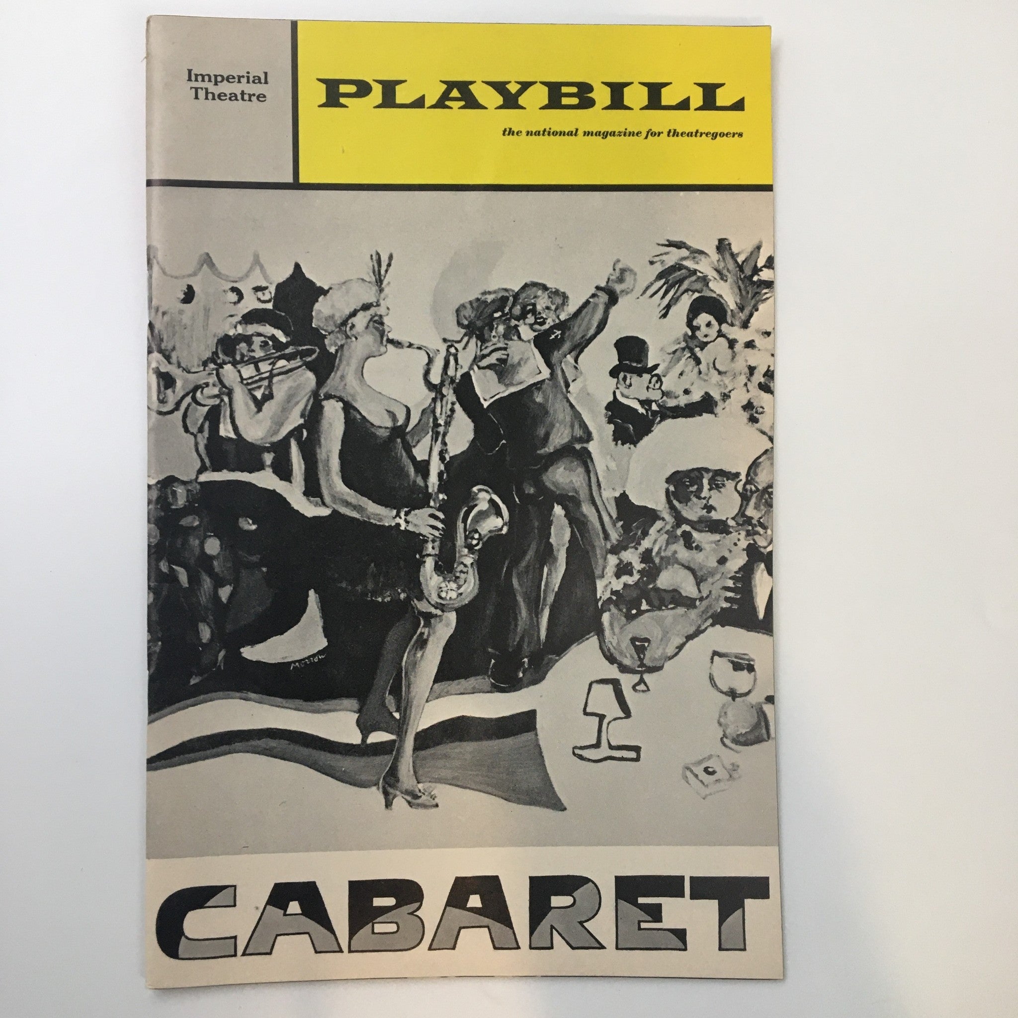 1967 Playbill Imperial Theatre Cabaret by Harold Prince