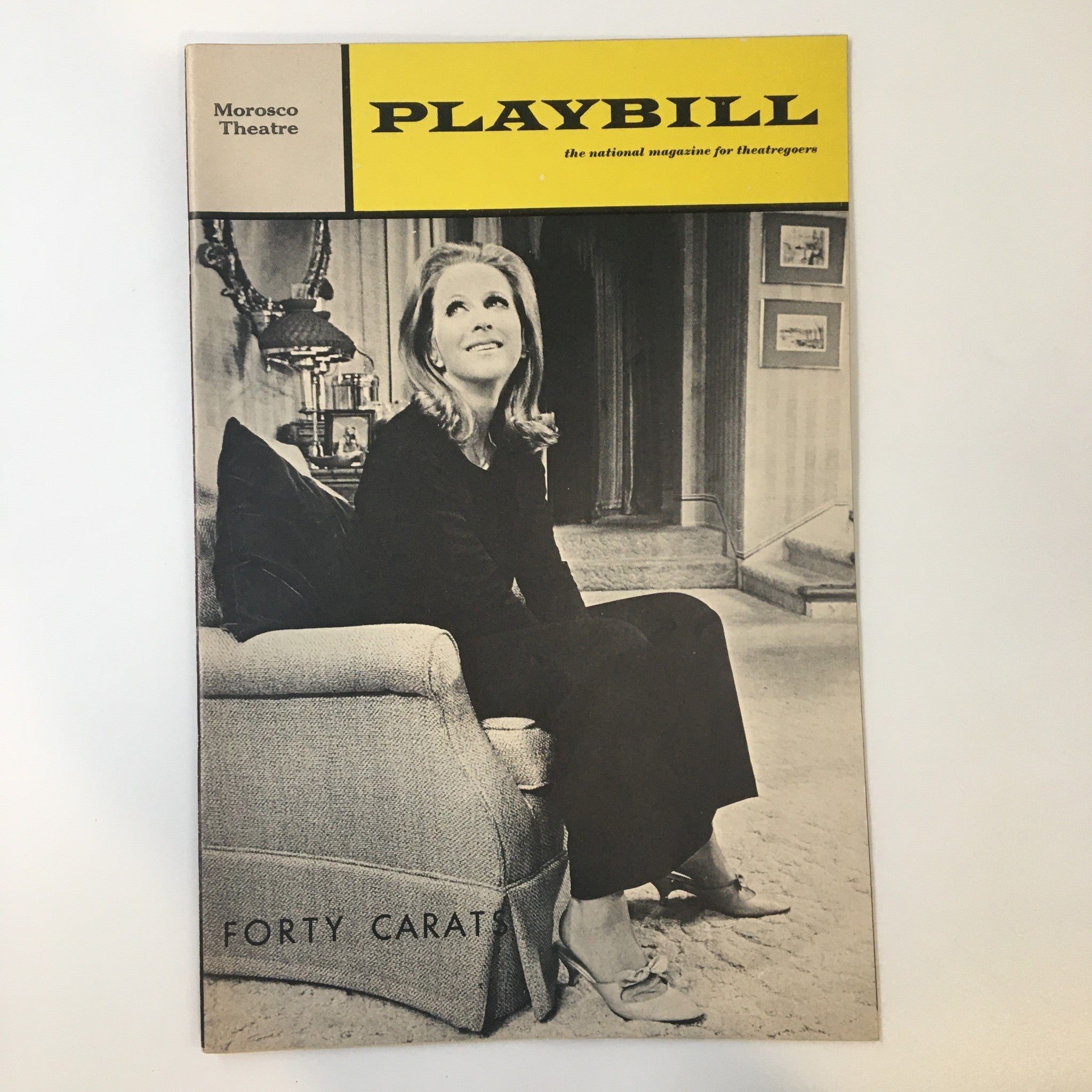 1969 Playbill The Morosco Theatre Julie Harris in Forty Carats by Abe Burrows