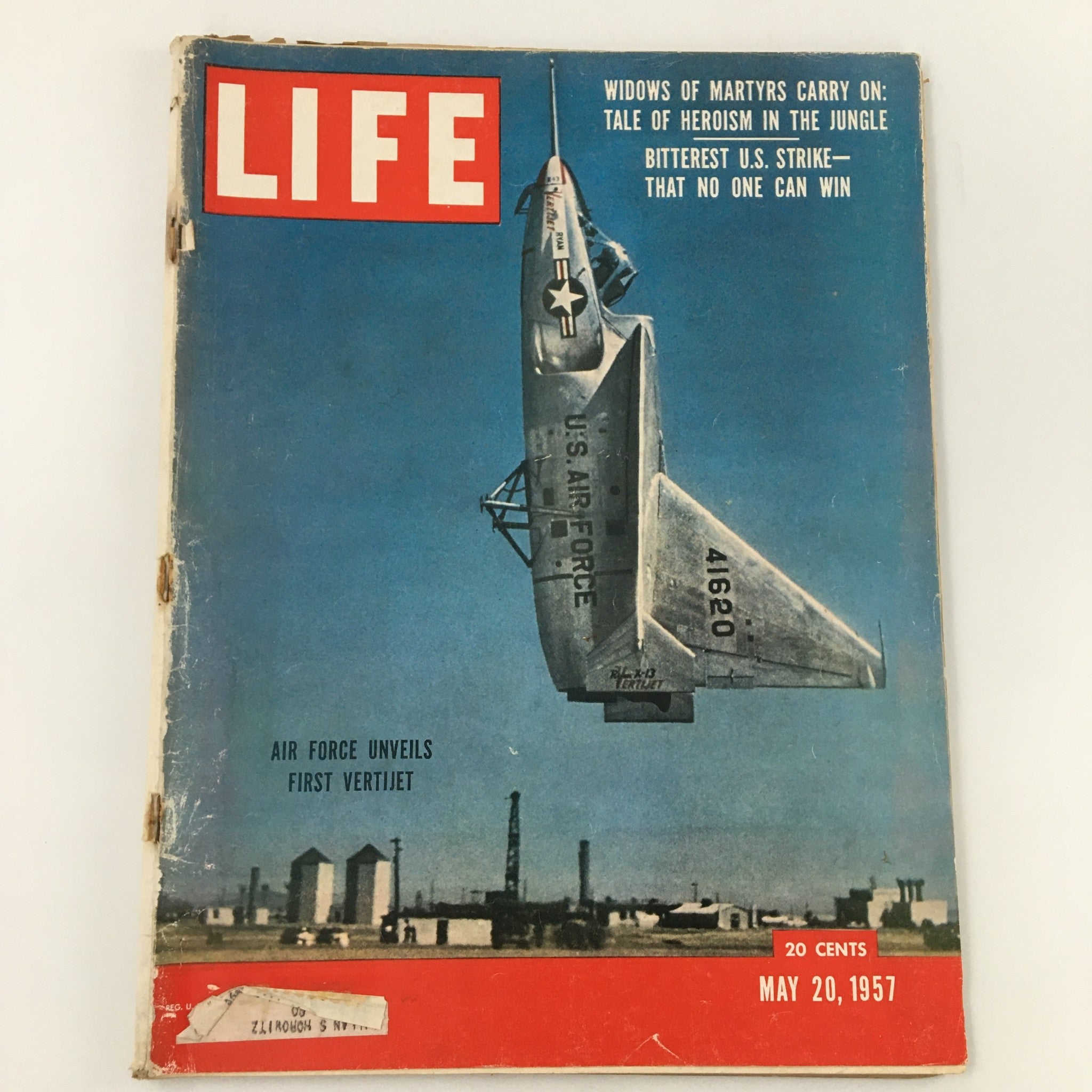 VTG Life Magazine May 20 1957 Air Force Unveils First Vertijet