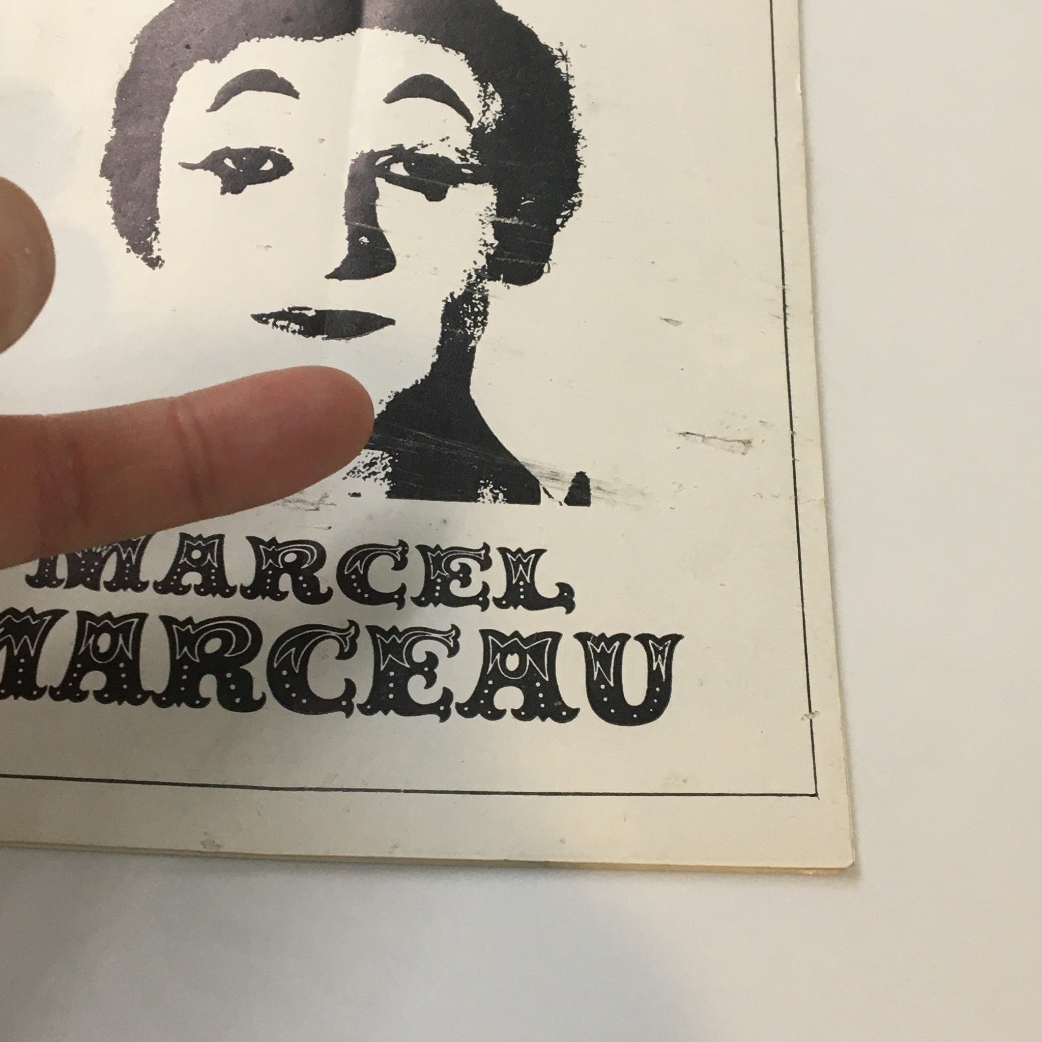 1975 Playbill Shubert Theatre Marcel Marceau The  Renowned French Mime