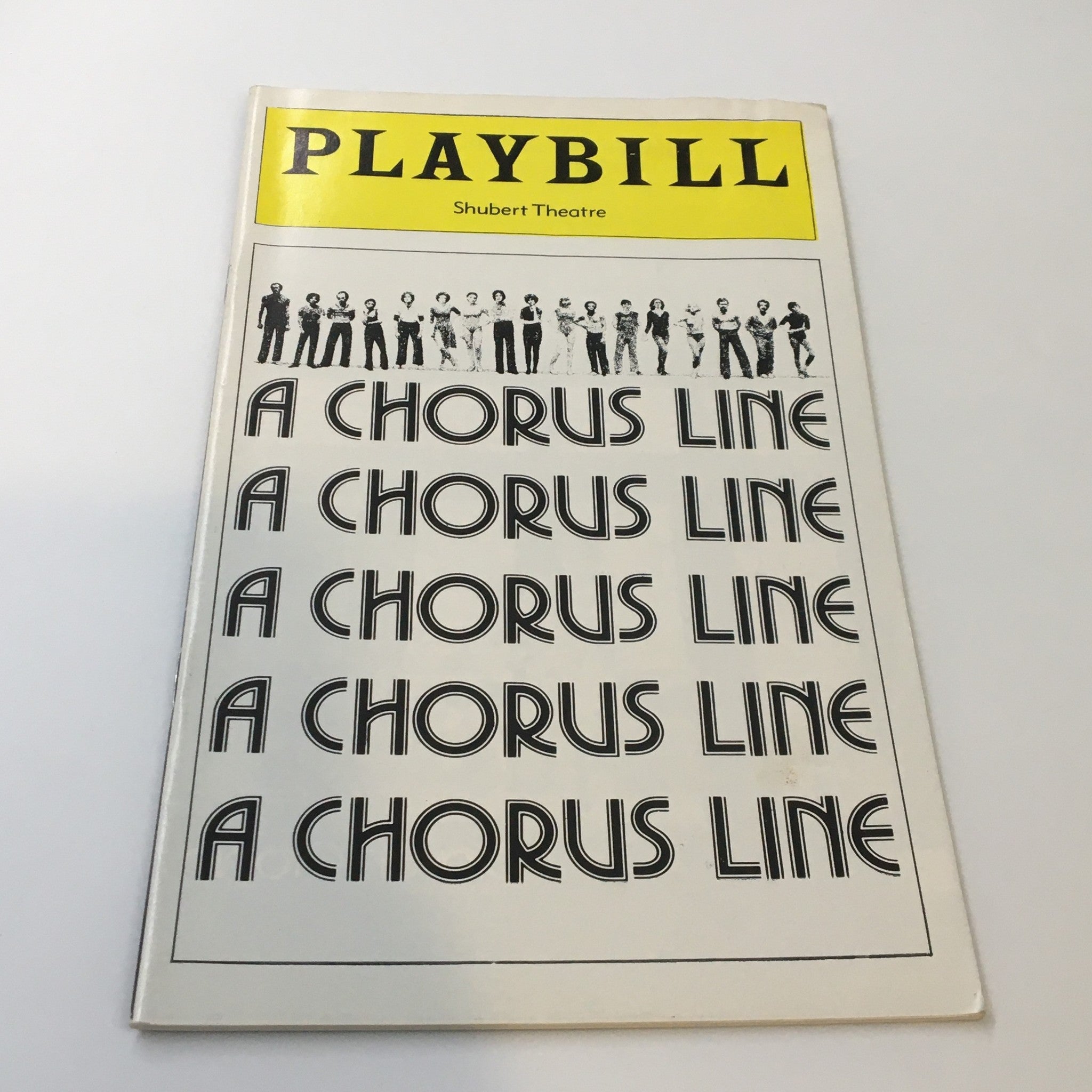 1977 Playbill Shubert Theatre A Chorus Line by Joseph Papp