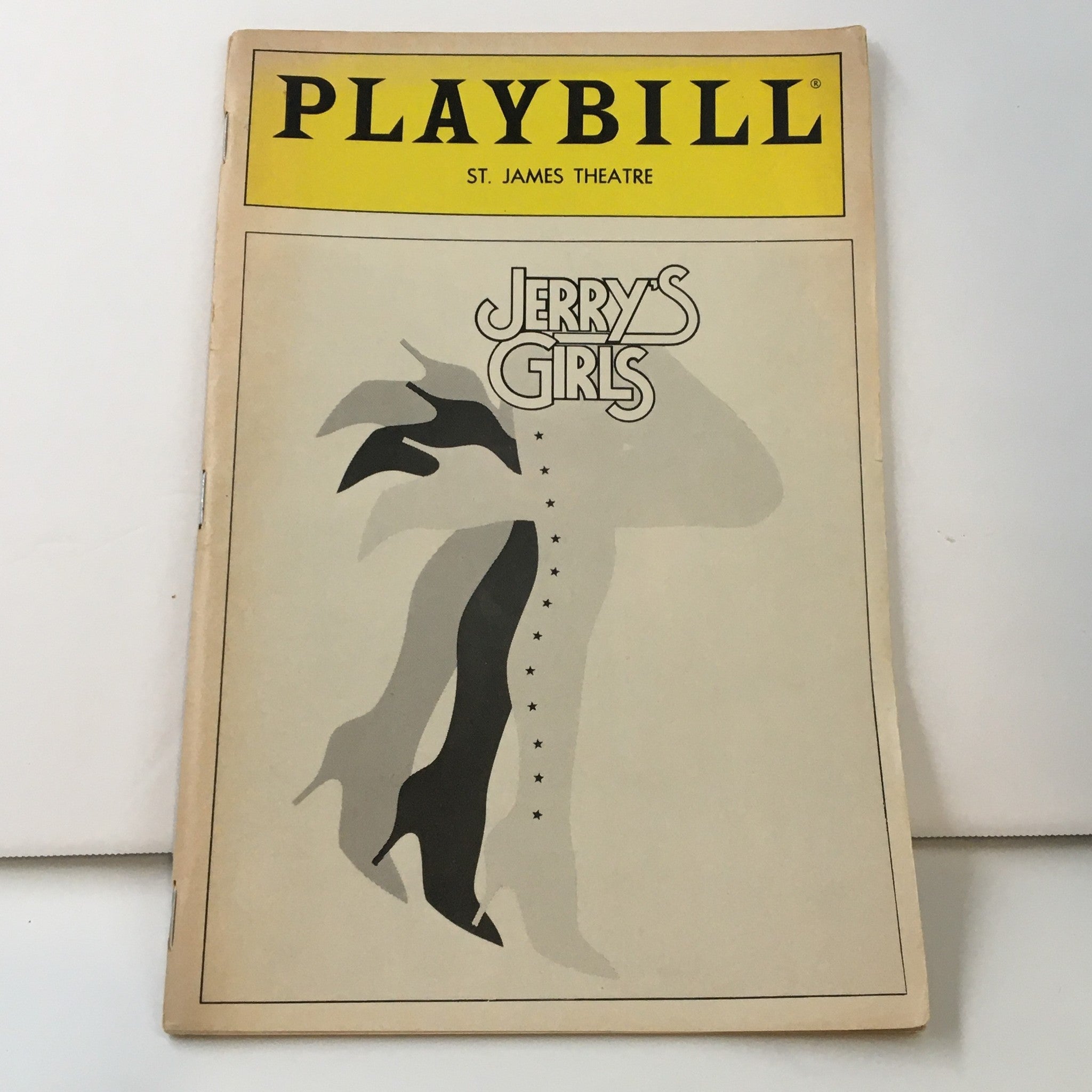 1986 Playbill St. James Theatre Dorothy Loudon in Jerry's Girls by Jerry Herman