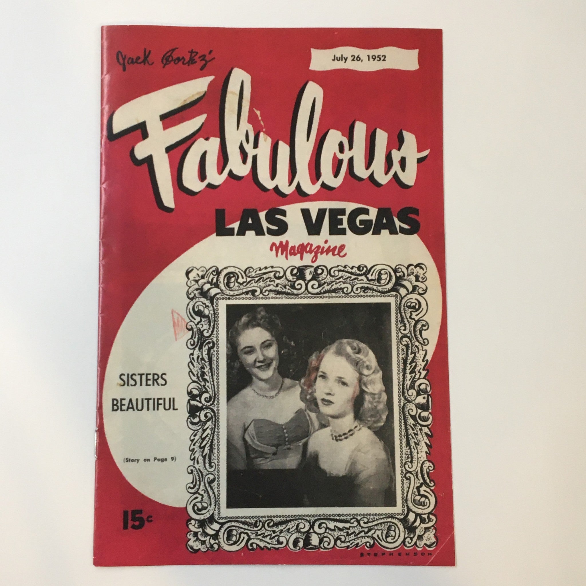 1952 Jack Gorpez Fabulous Las Vegas Magazine Sisters Beautiful