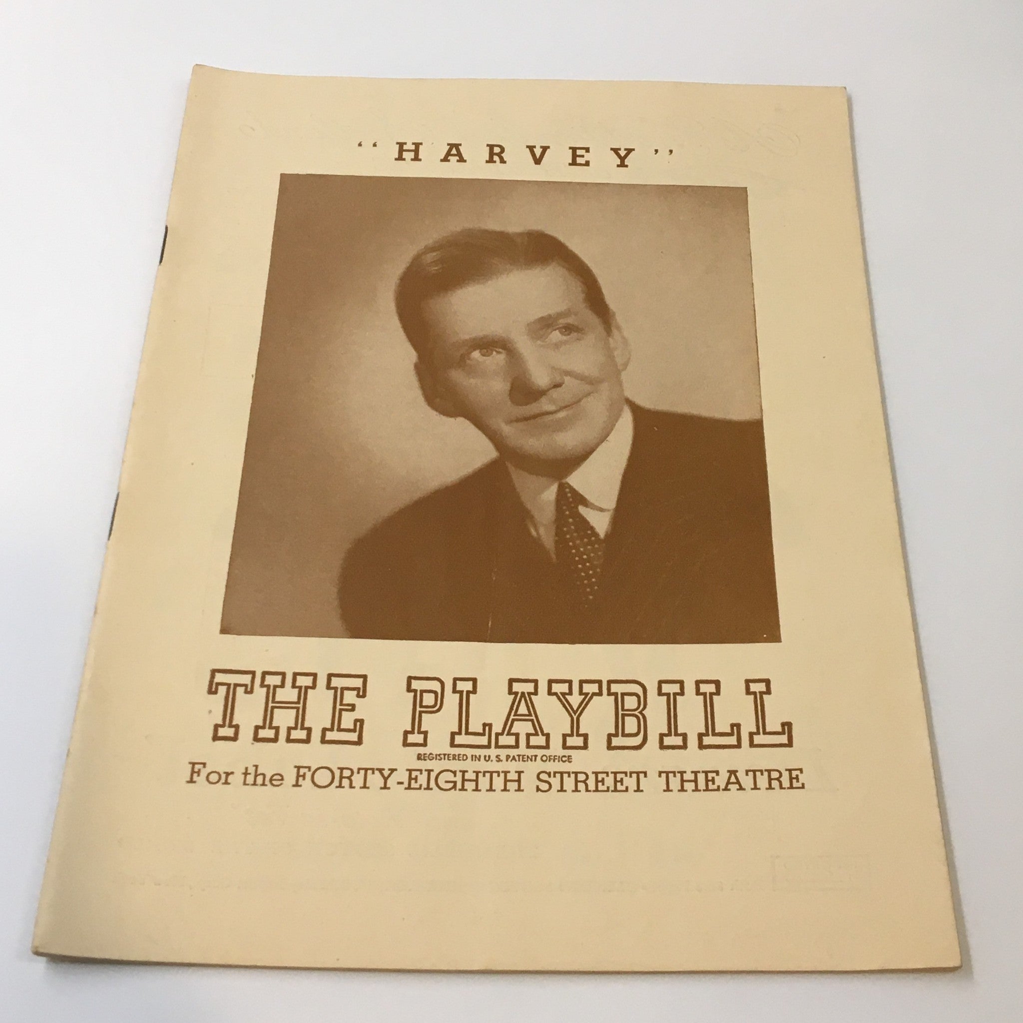 1946 Playbill Forty-Eight Street Theatre Frank Fay in Harvey by Antoinette Perry