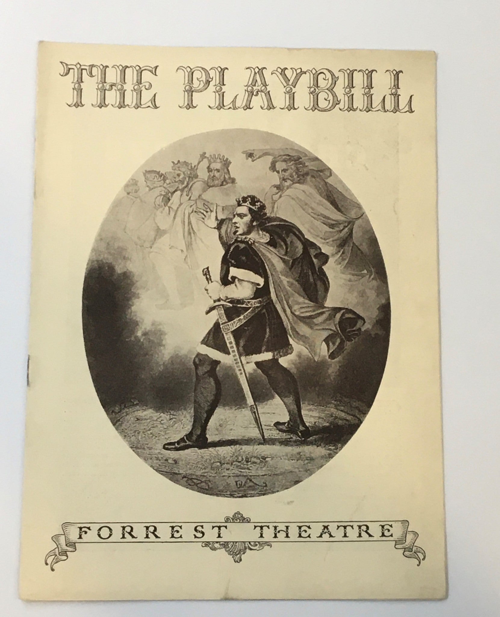 1935 Playbill Forrest Theatre James Bell in Tobacco Road by Mr. Brown