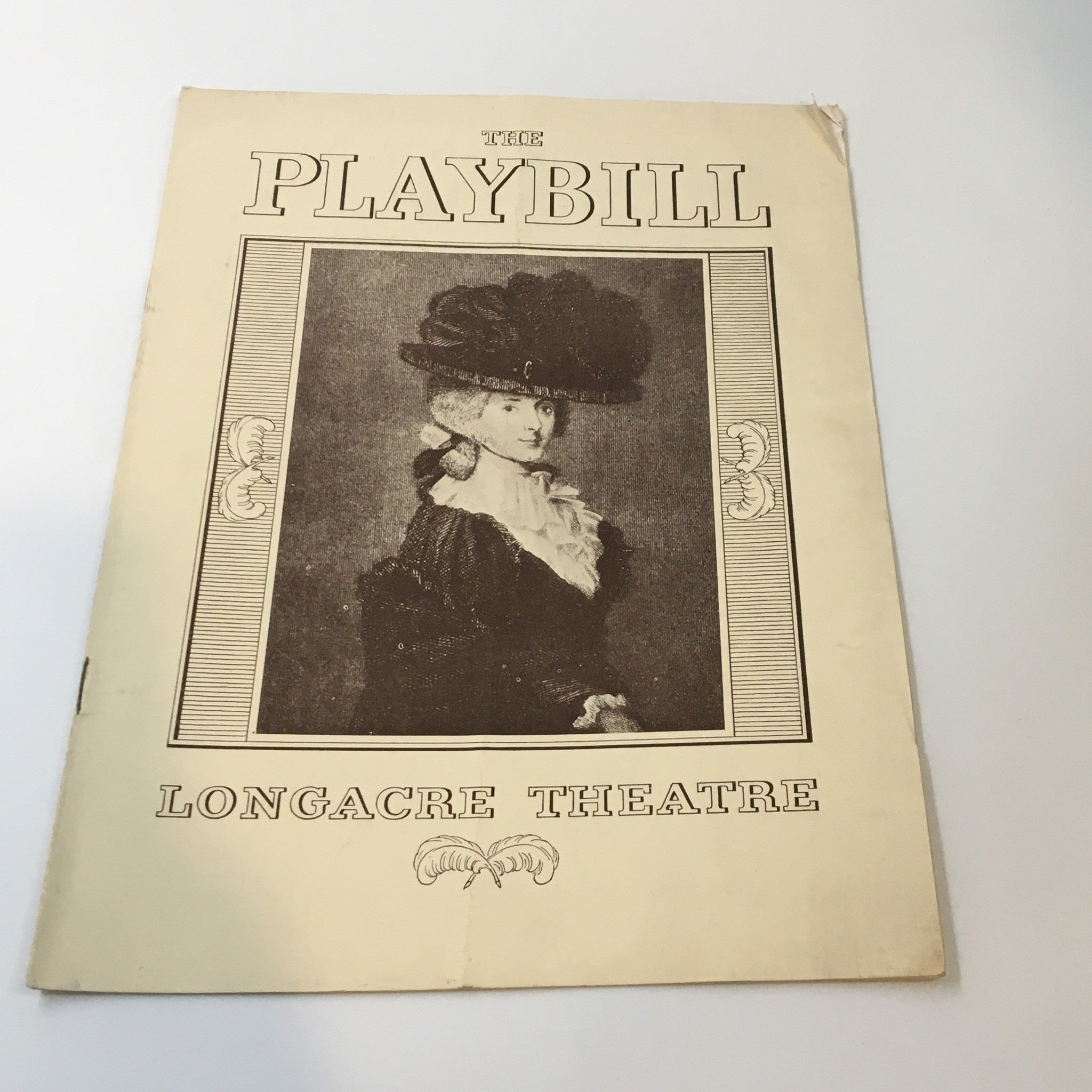 1935 Playbill Longacre Theatre L. Lawrence Weber in Strip Girl by H. Rosendahl