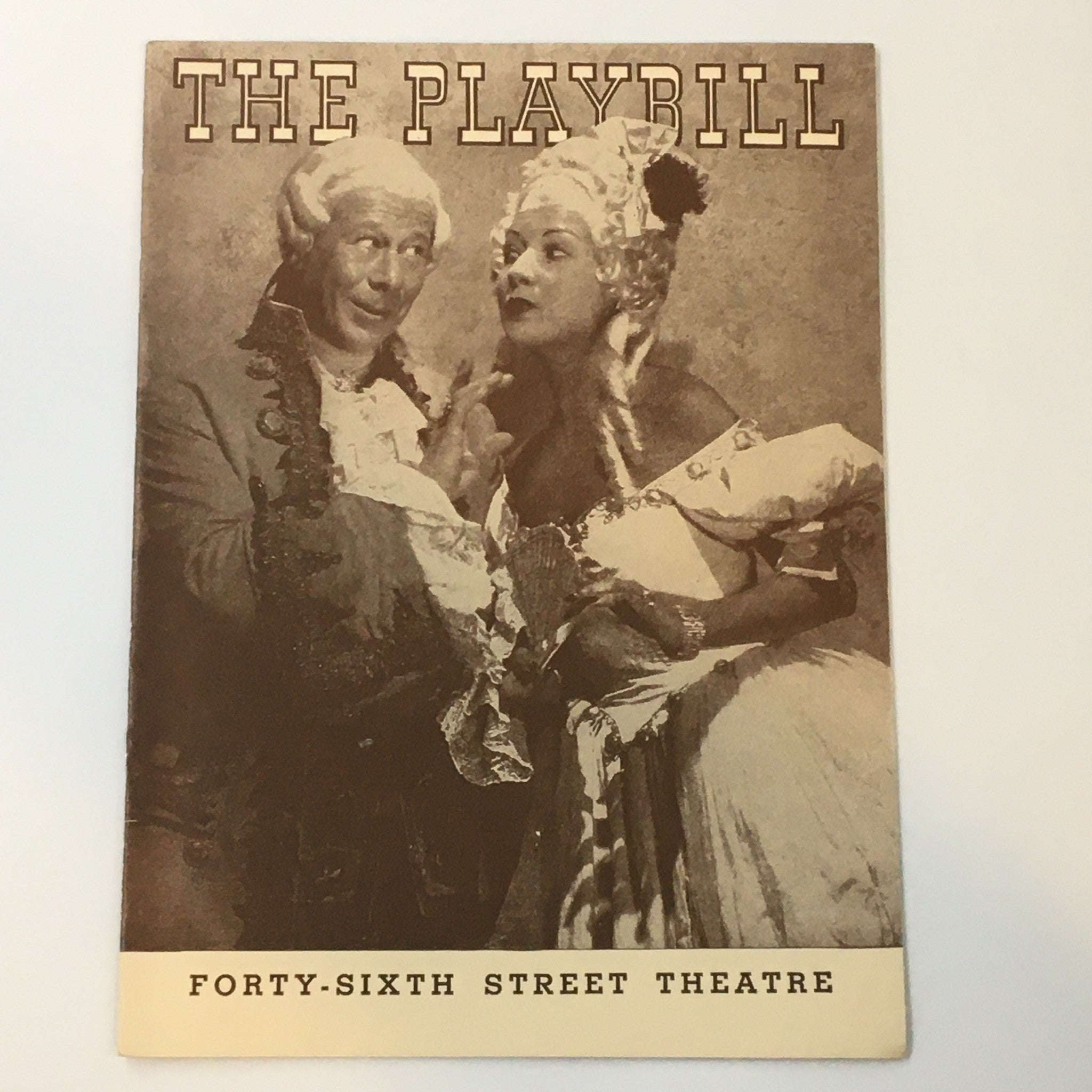 1940 Playbill Forty-Sixth Street Bert Lahr in Du Barry Was A Lady by Cole Porter