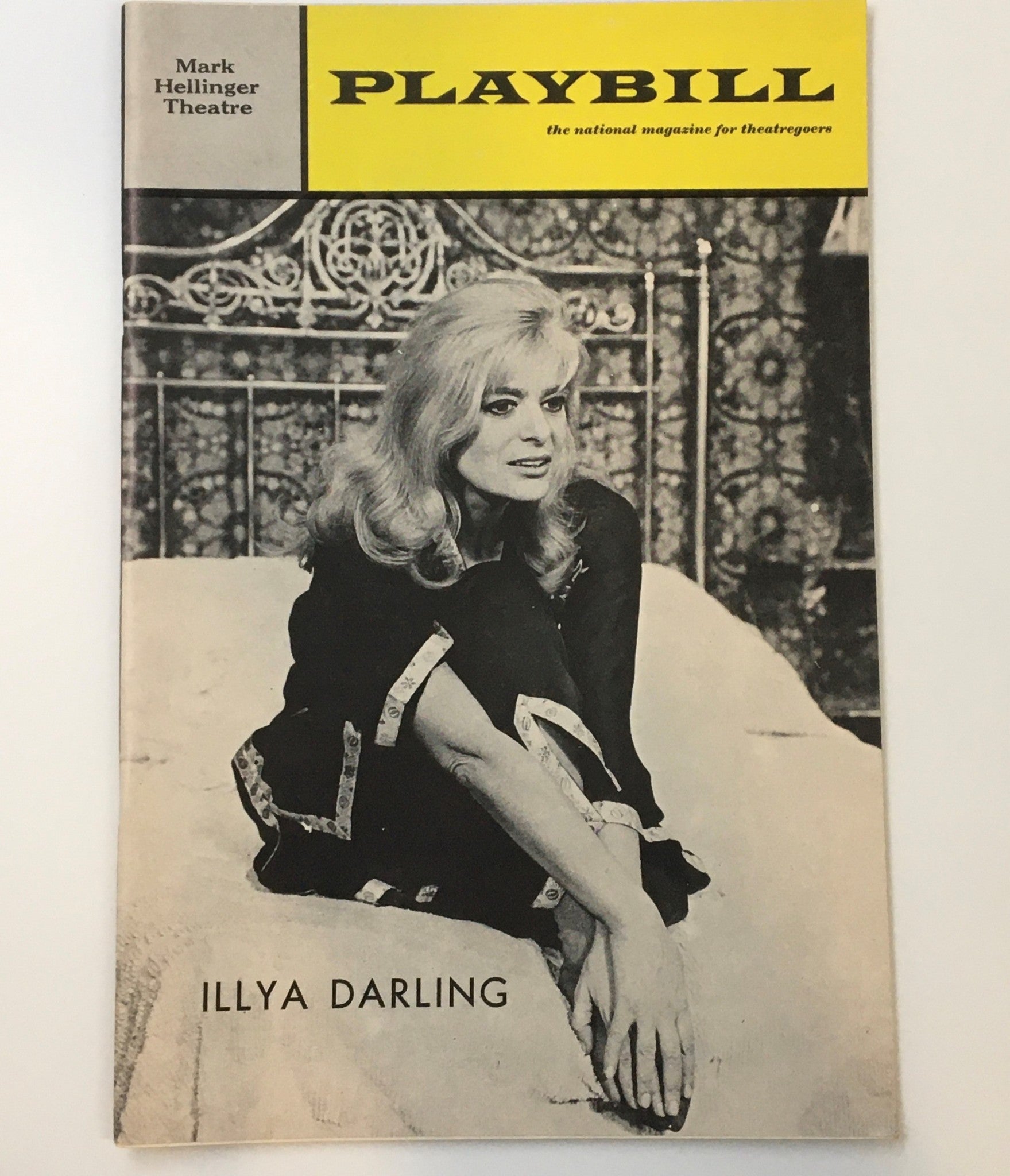 1967 Playbill Mark Hellinger Theatre Melina Mercouri in Illya Darling