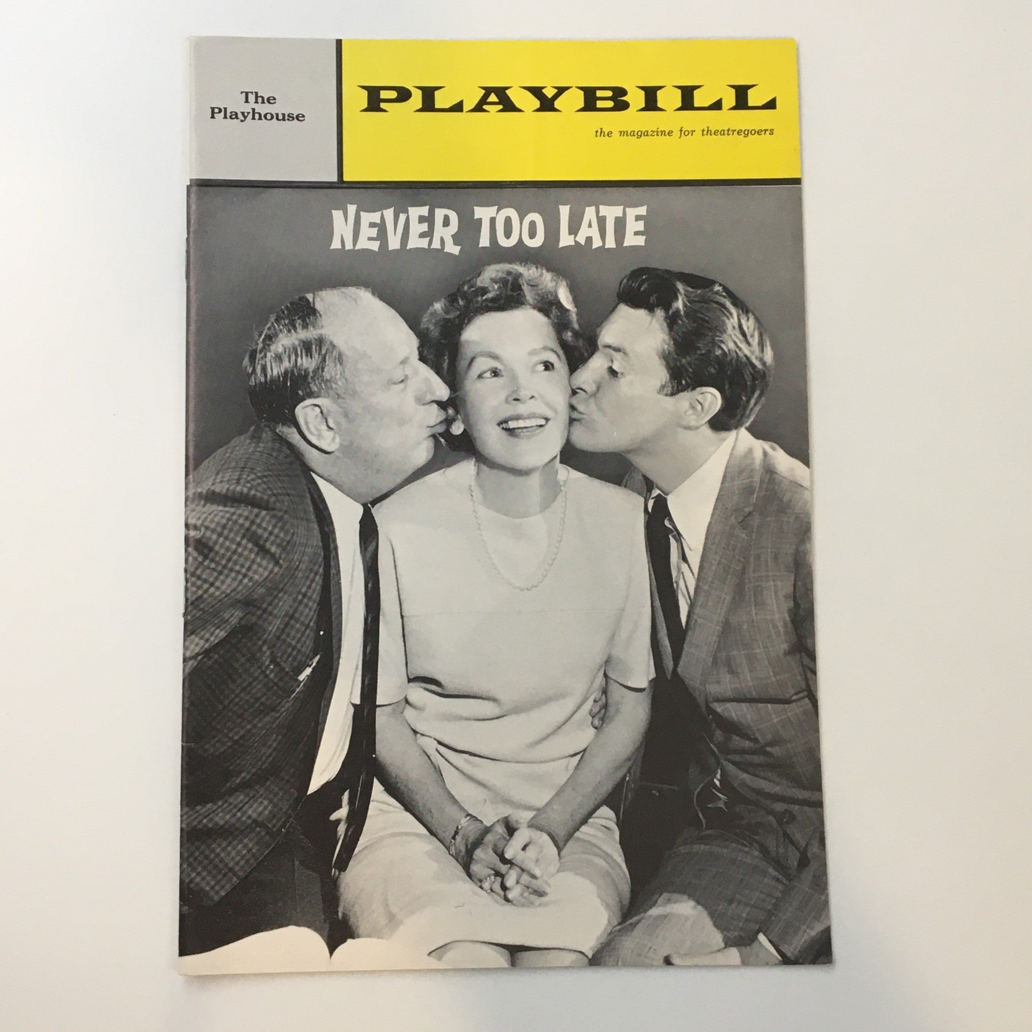 1963 Playbill The Playhouse Paul Ford in Never Too Late by Summer Arthur Long