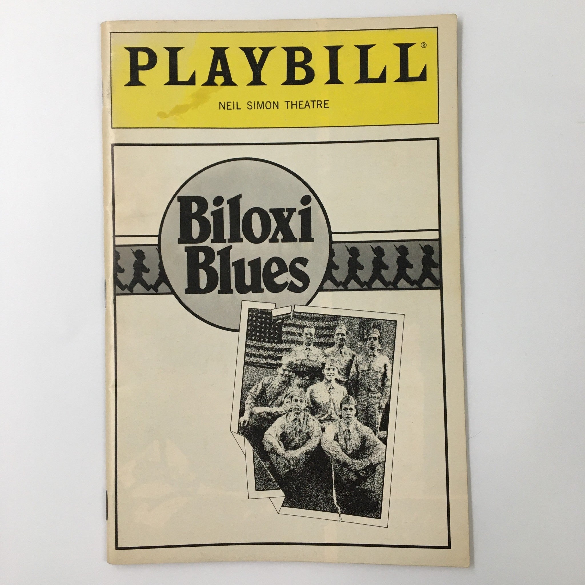 1985 Playbill Neil Simon Theatre Matthew Broderick in Neil Simon's Biloxi Blues