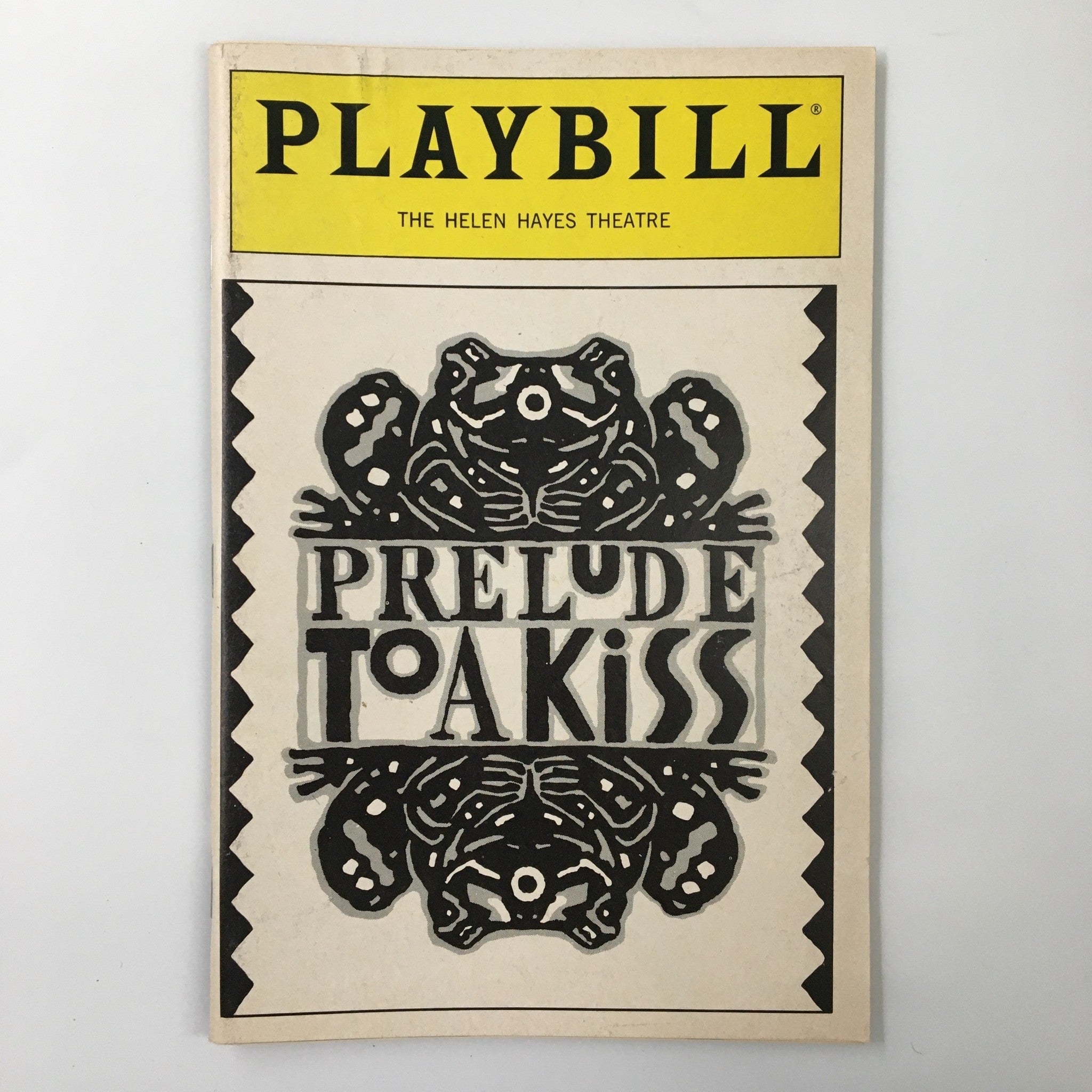 1991 Playbill The Helen Hayes Theatre Taylor Young in Prelude to a Kiss