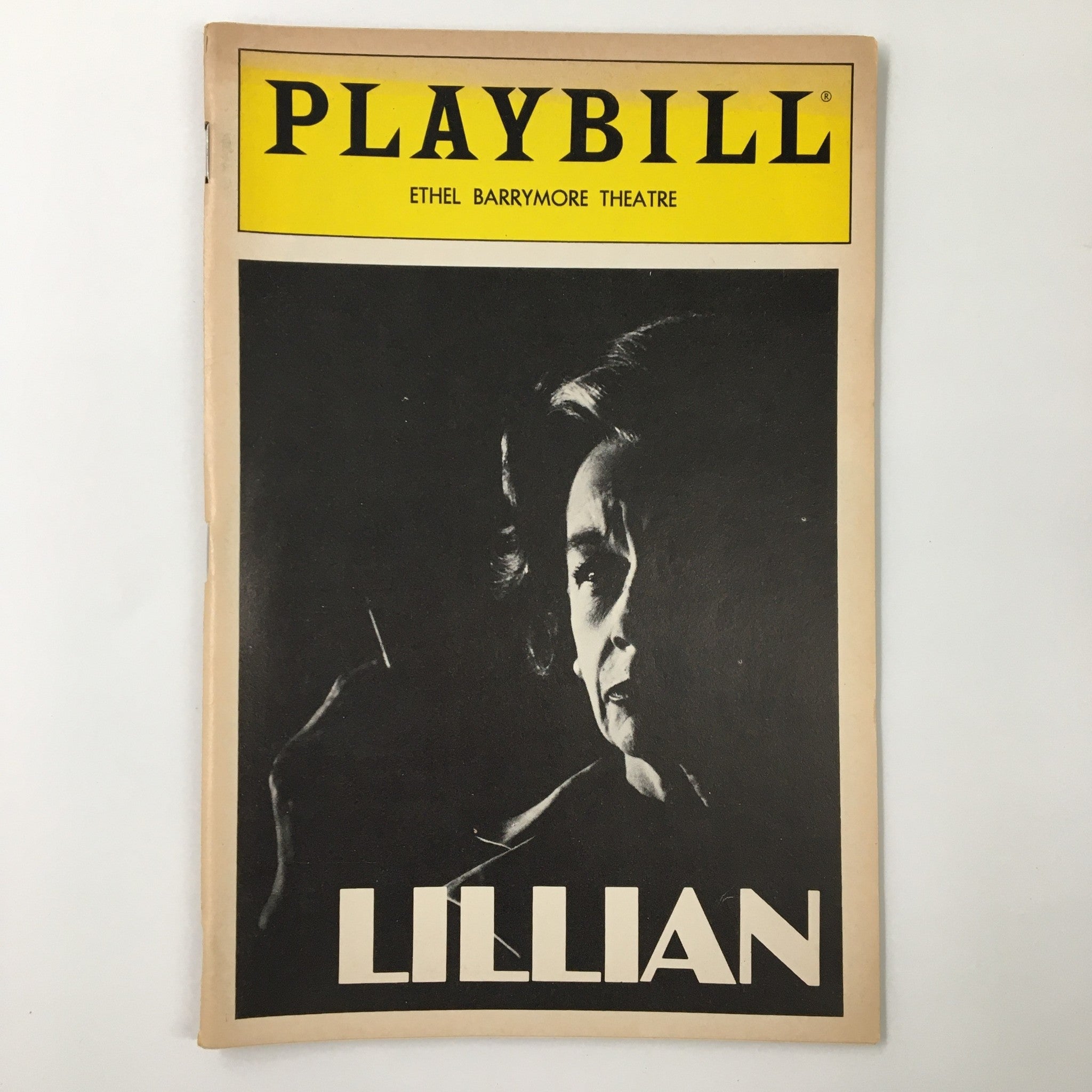 1986 Playbill Ethel Barrymore Theatre Zoe Caldwell in Lillian Robert Whitehead