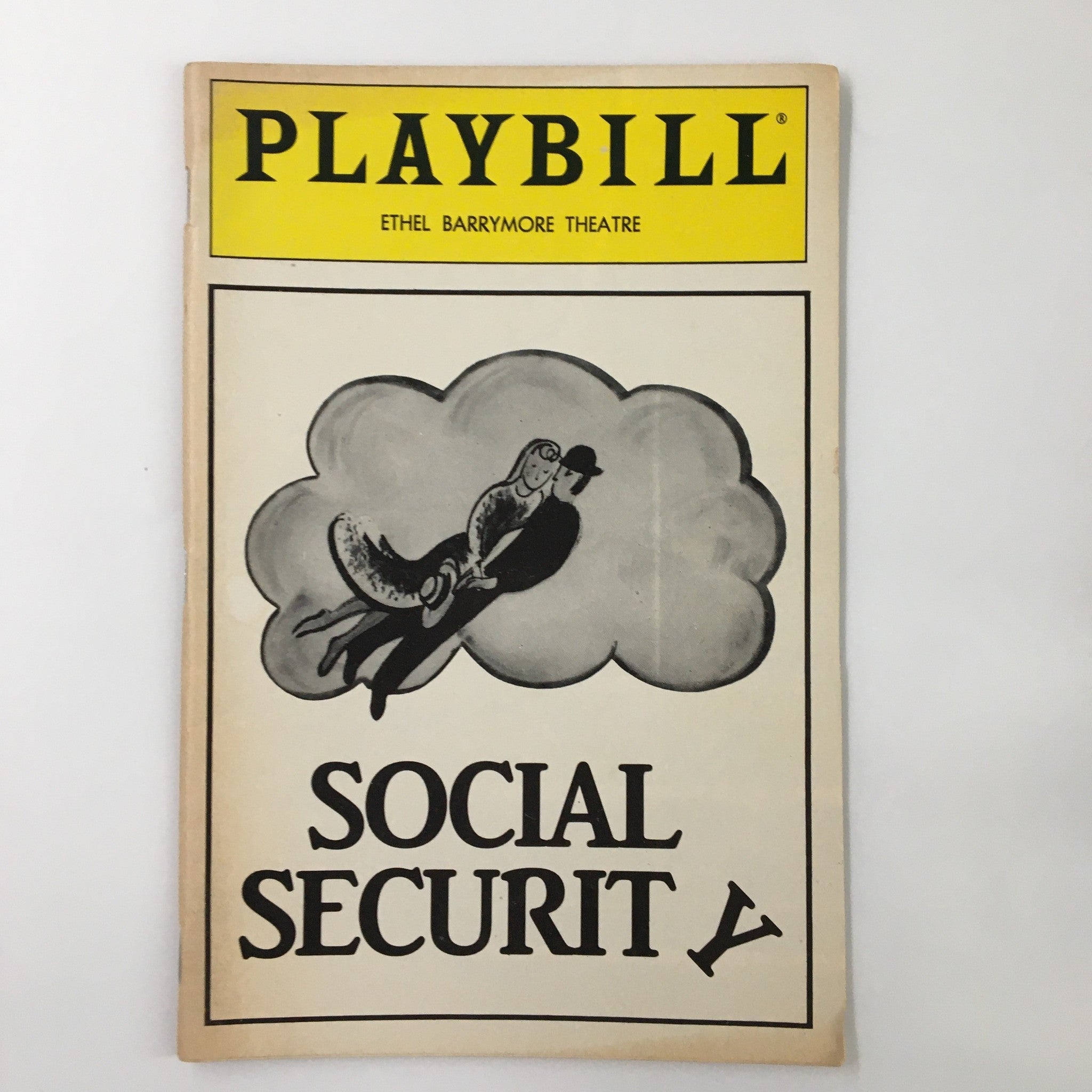 1986 Playbill Ethel Barrymore Theatre Marlo Thomas in Social Security