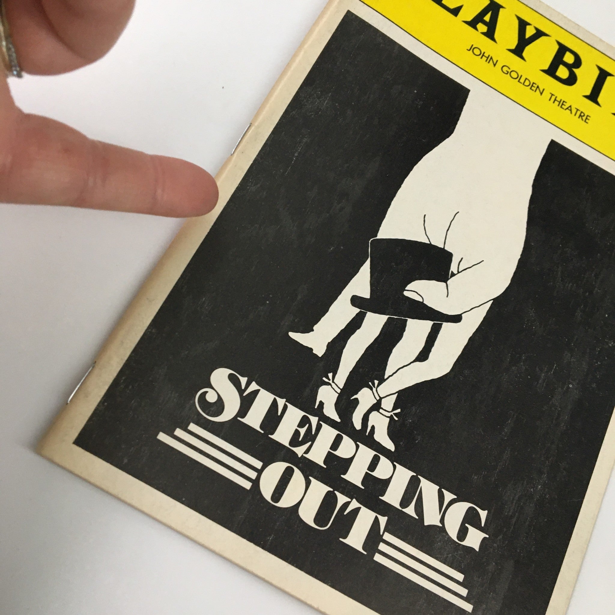 1987 Playbill John Golden Theatre Stepping Out by Richard Harris