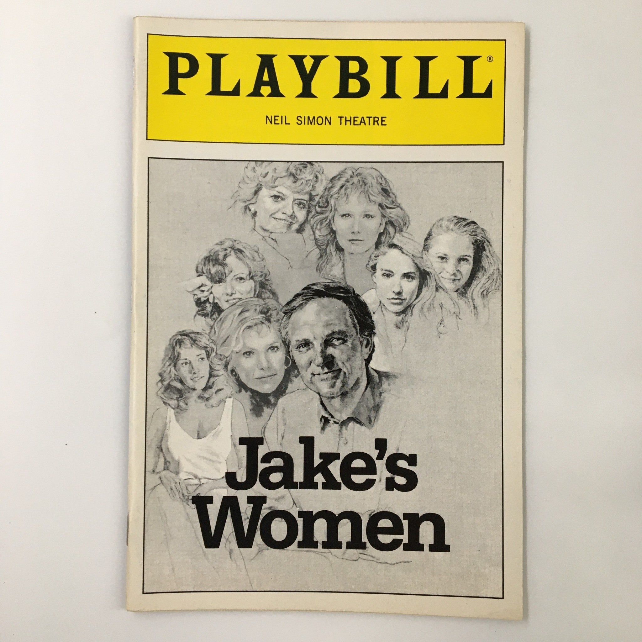 1992 Playbill Neil Simon Theatre Alan Alda in Neil Simmon's Jake's Women