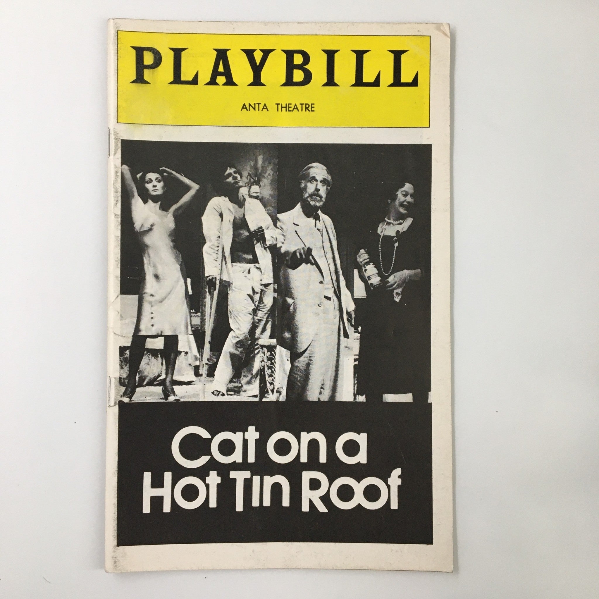 1974 Playbill Anta Theatre Elizabeth Ashley Cat On A Hot Tin Roof Michael Kahn