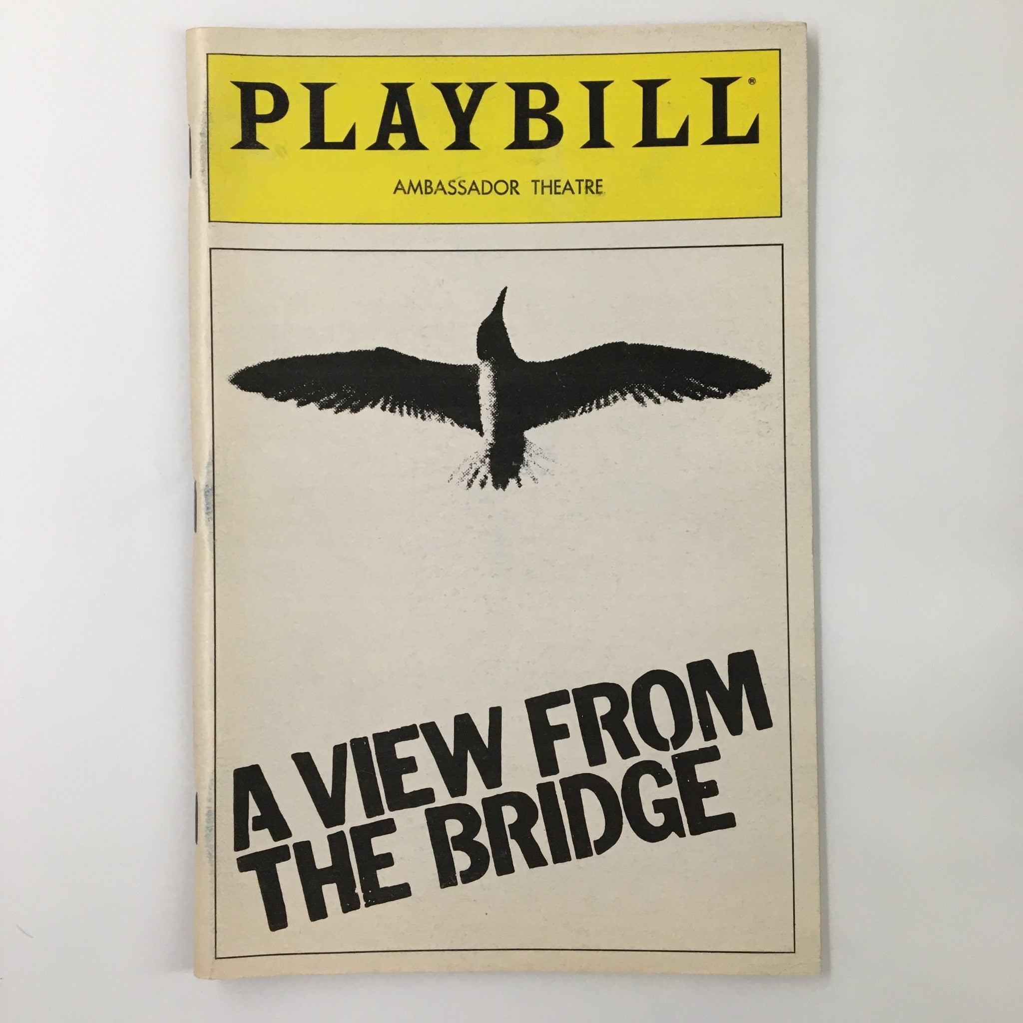 1983 Playbill Ambassador Theatre Tony Lo Bianco in A View From The Bridge