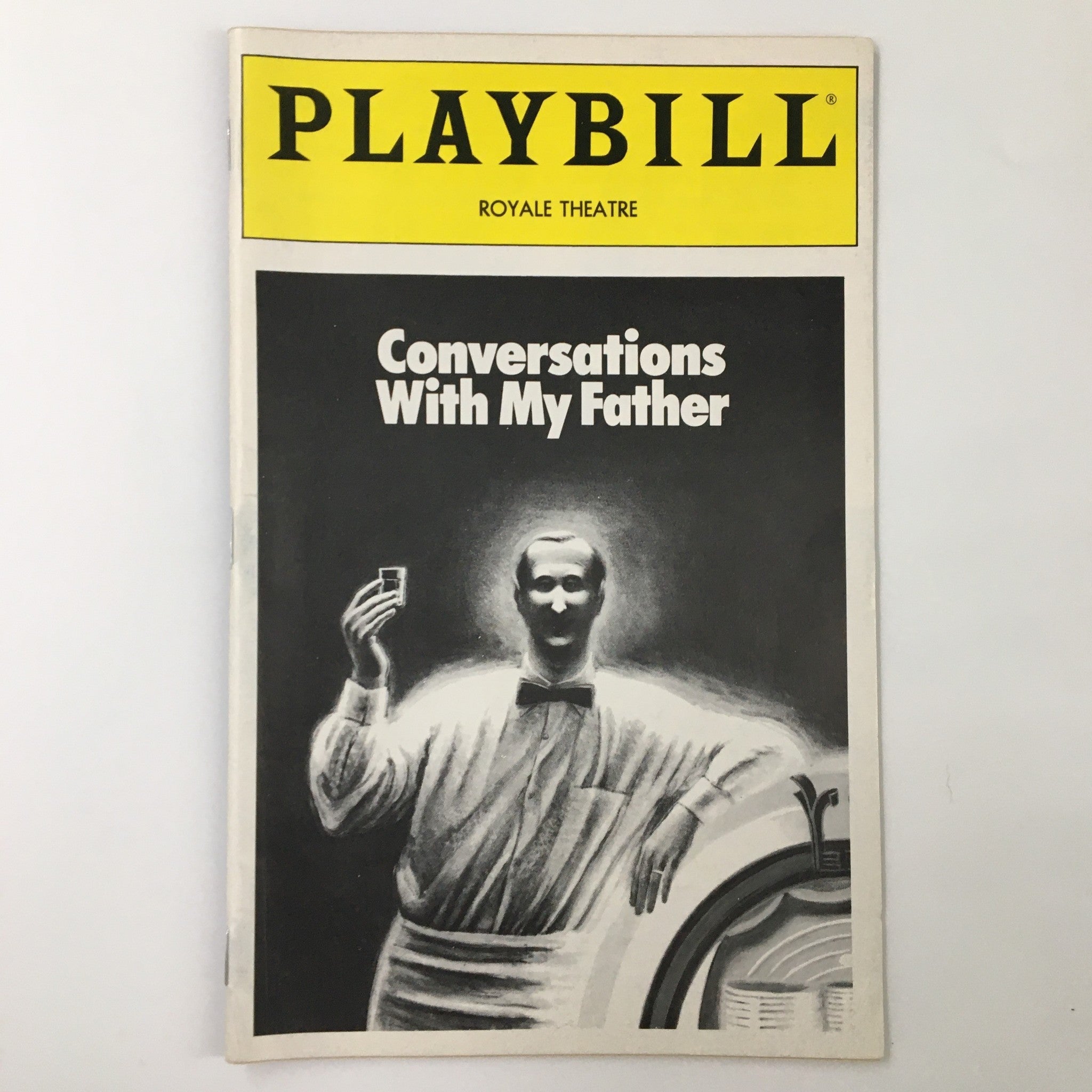 1992 Playbill Royale Theatre Herb Garnder's Conversations With My Father