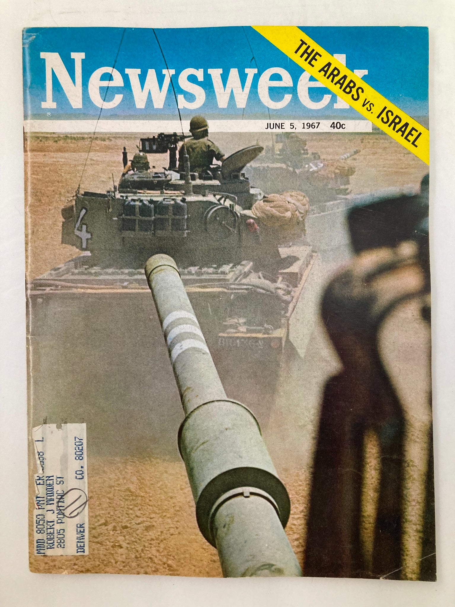 VTG Newsweek Magazine June 5 1967 The Arabs versus Israel