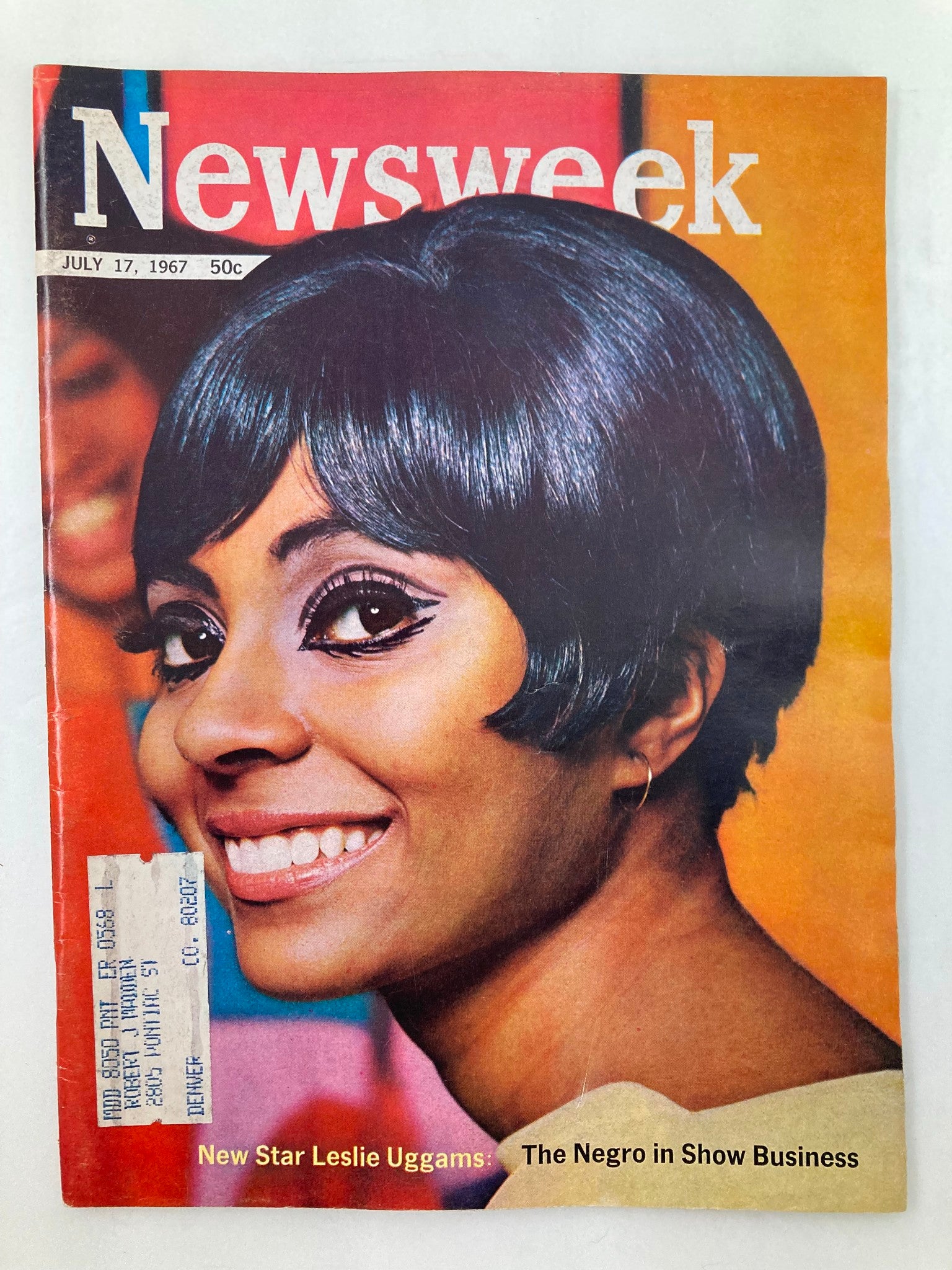 VTG Newsweek Magazine July 17 1967 Leslie Uggmas The Negro in Show Business