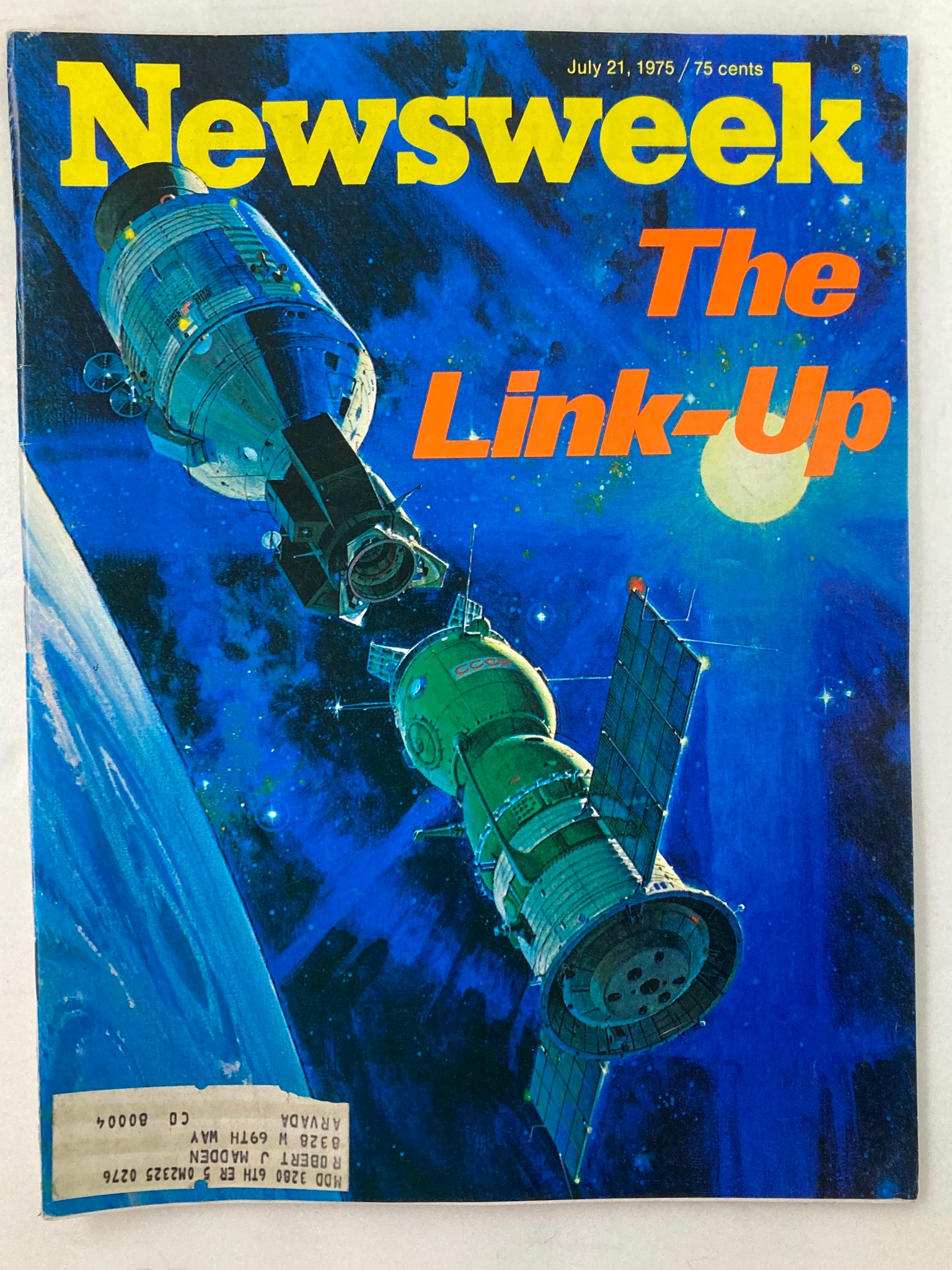 VTG Newsweek Magazine July 21 1975 The Link-Up